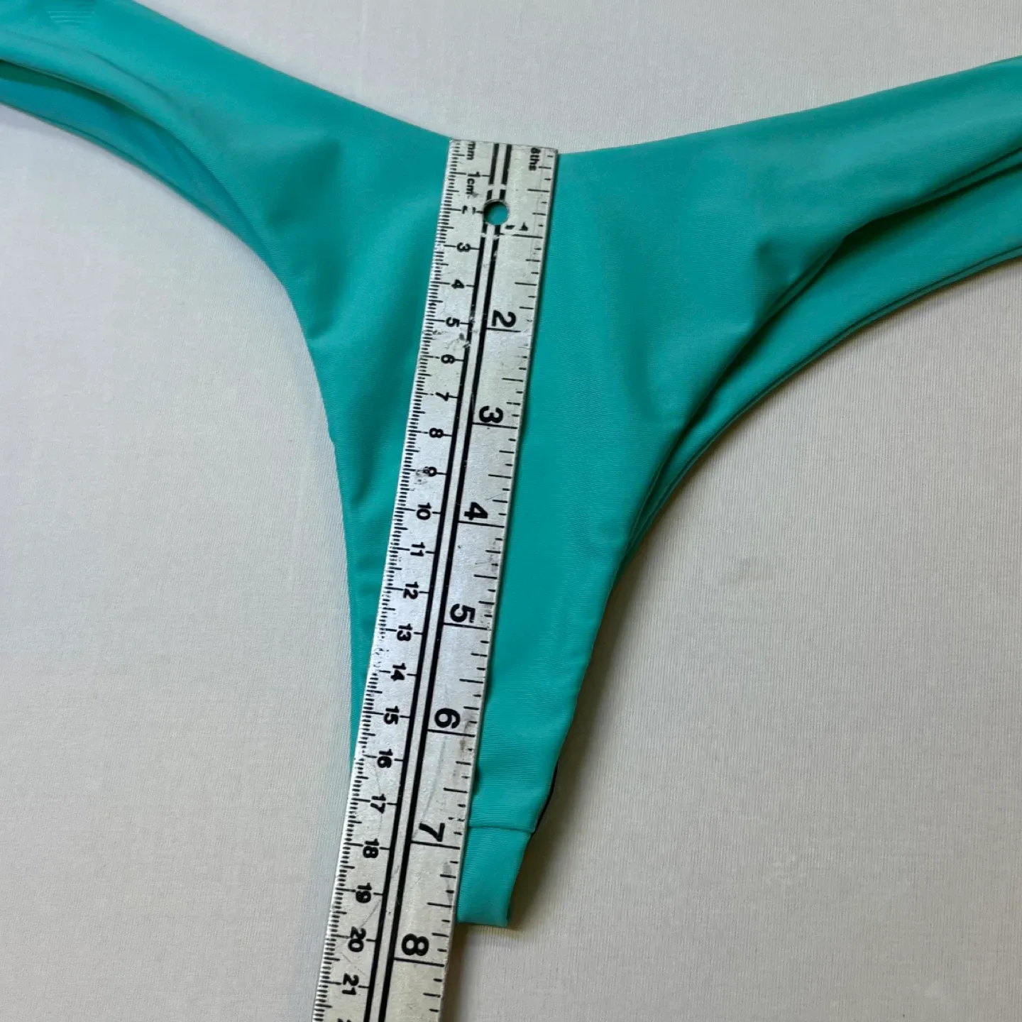 Sherry DC Cheeky Low Rise Thong Bikini Swimsuit Bottom Size M image indicator(7)