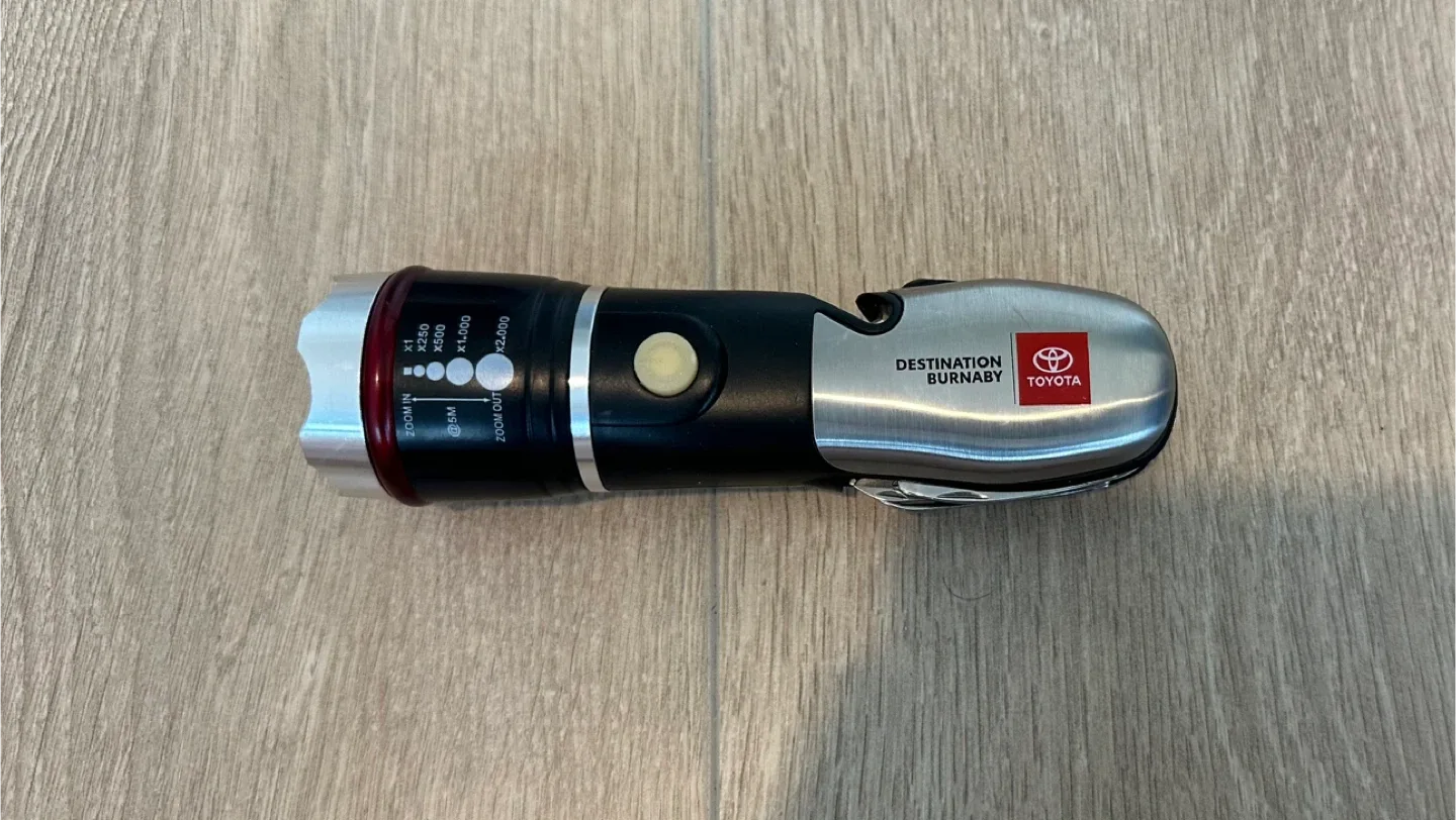 Toyota Destination Burnaby Multi-Tool Flashlight