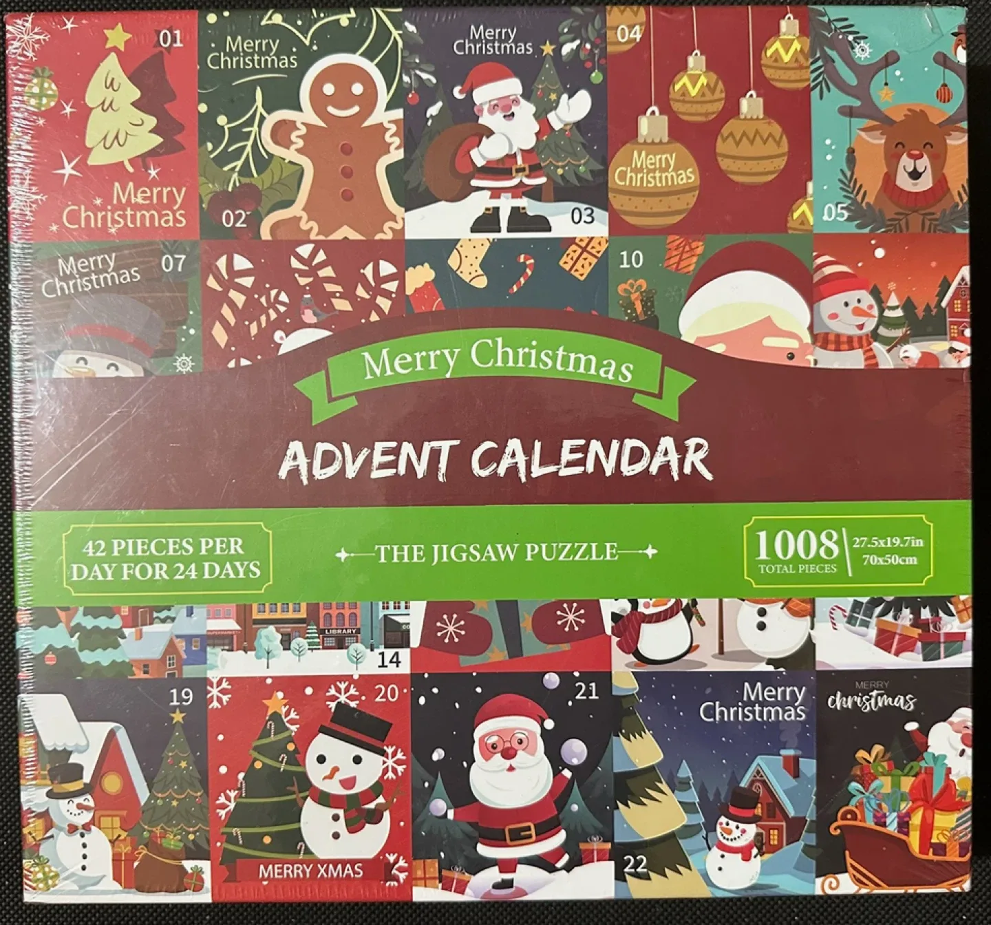 Christmas Advent Calendar Jigsaw Puzzle - New