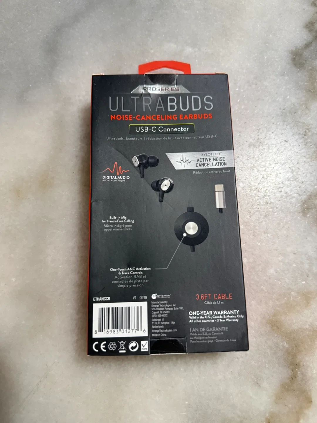 NEW Active Noise Cancelling USB-C Earbuds image indicator(2)