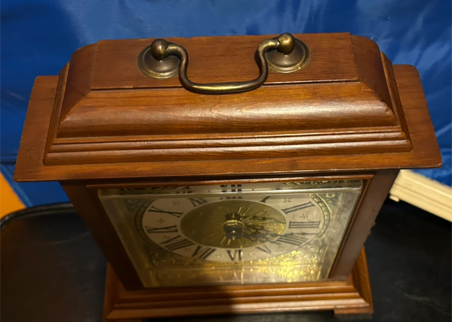 Vintage Spartus Wooden Mantle Clock - photo 3