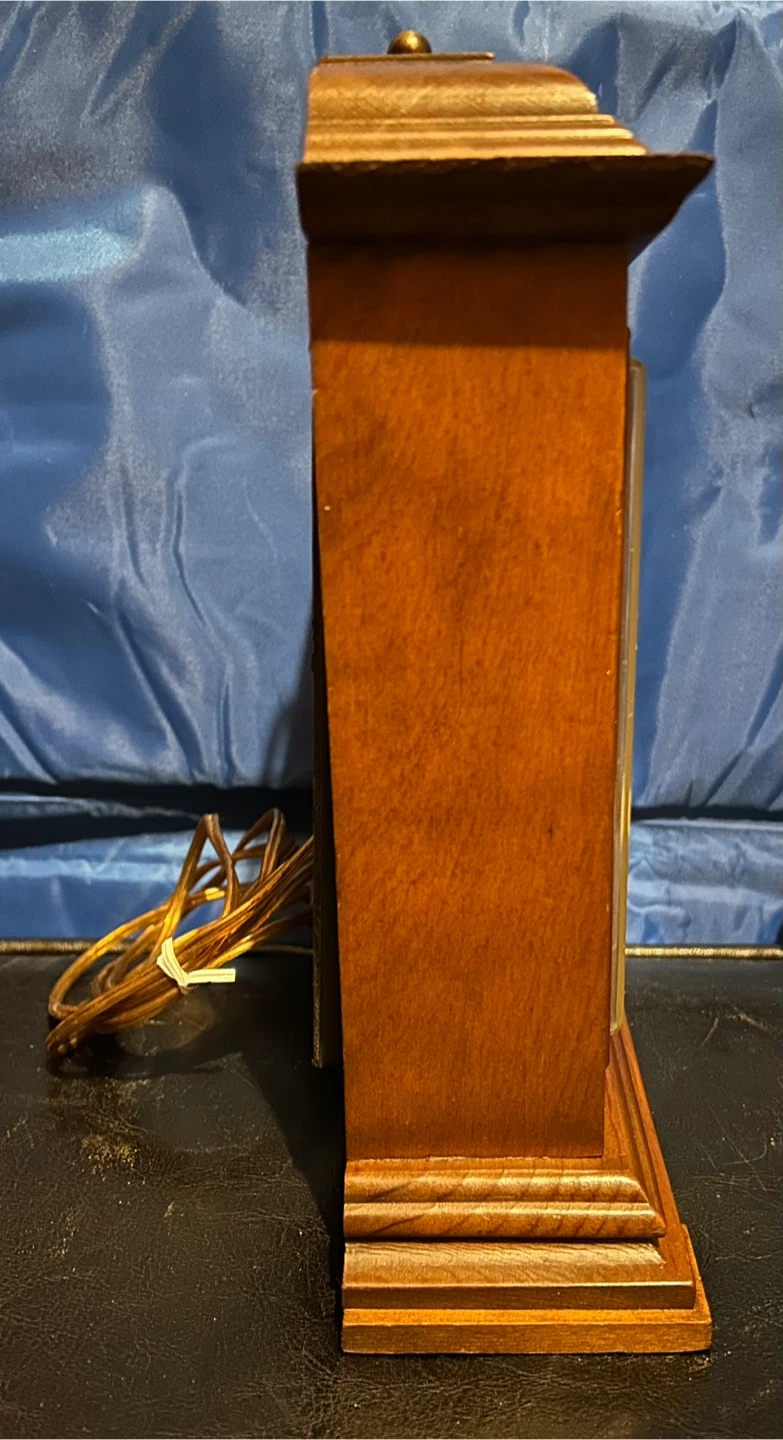 Vintage Spartus Wooden Mantle Clock - photo 4