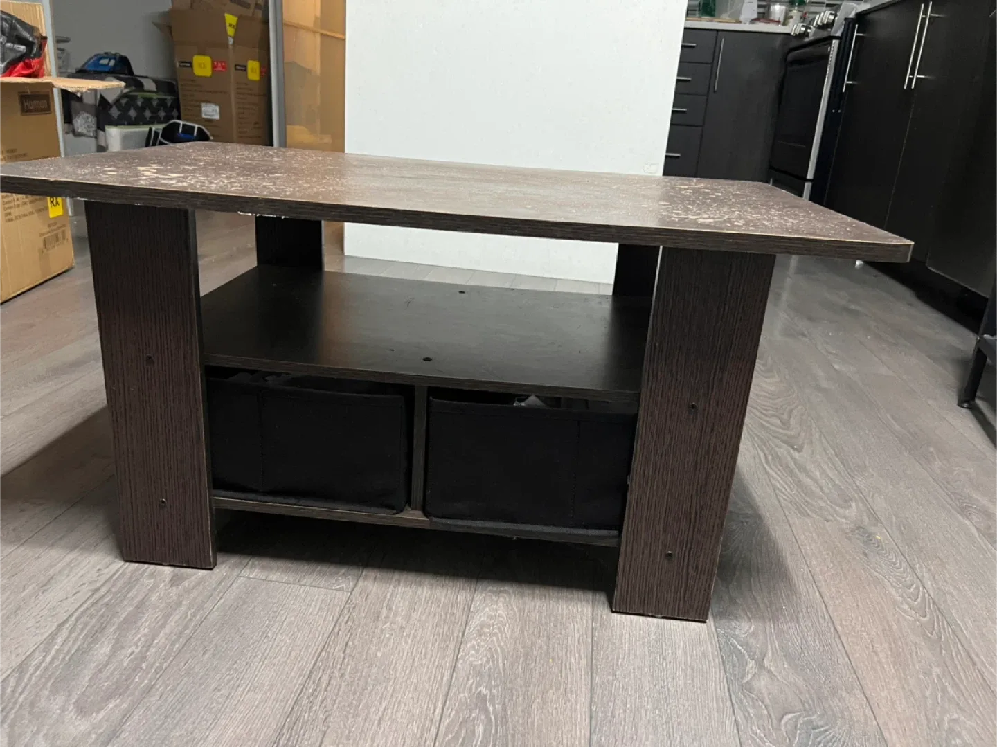 Coffee table with storage