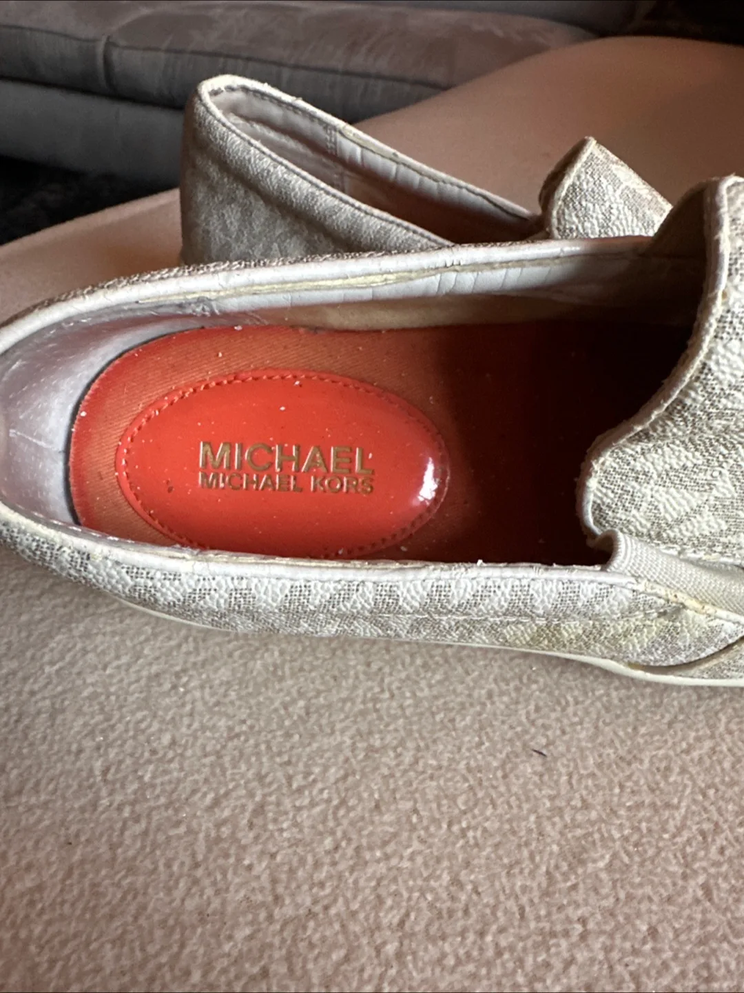 Michael Kors canvas slip on image indicator(3)