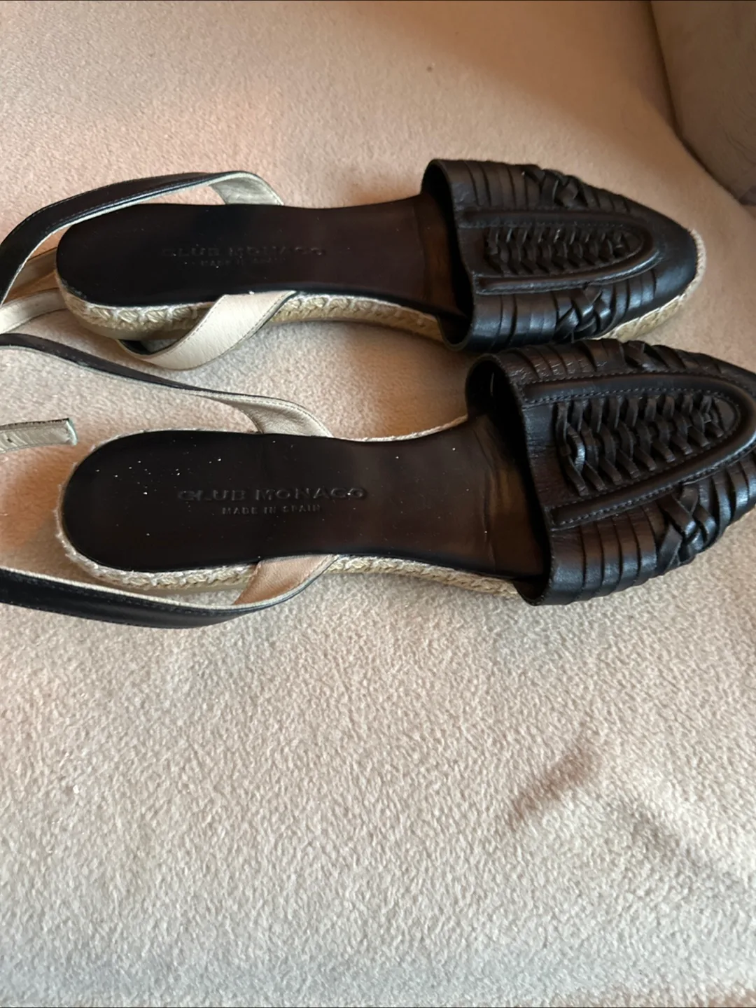 Club Monaco leather sandals