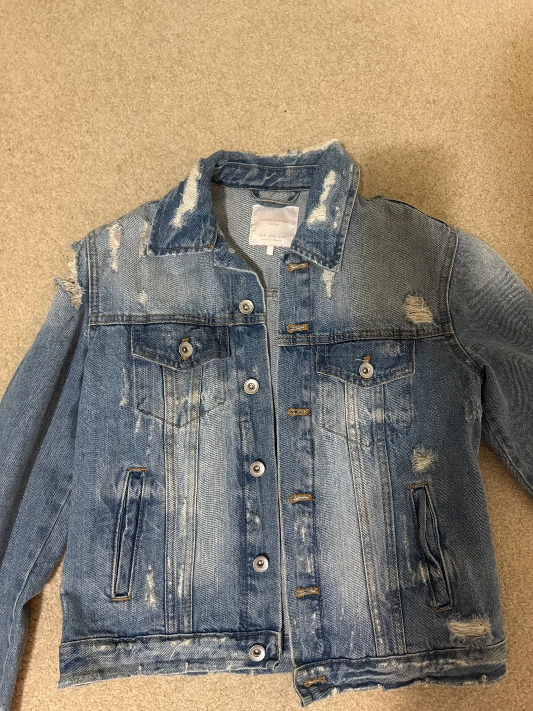 Denim Jacket. Zara size M image indicator(2)