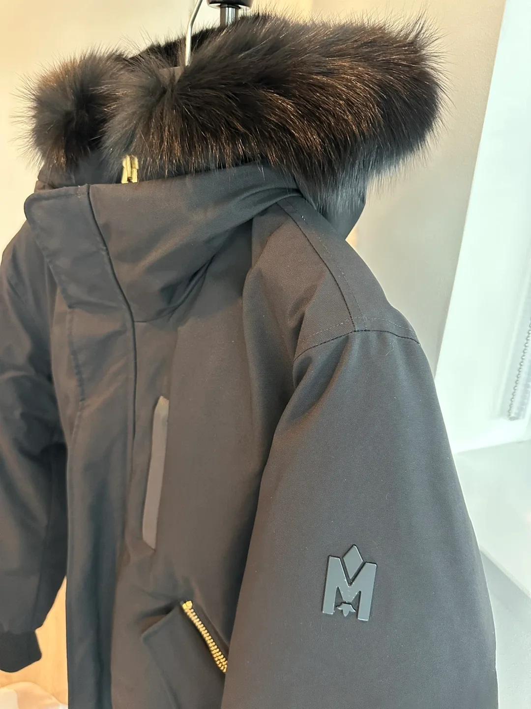 Mackage Black Down Bomber Jacket image indicator(3)