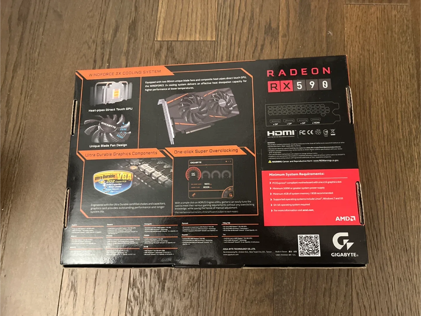 Gigabyte Radeon RX 590 Gaming 8G Graphics Card image indicator(5)