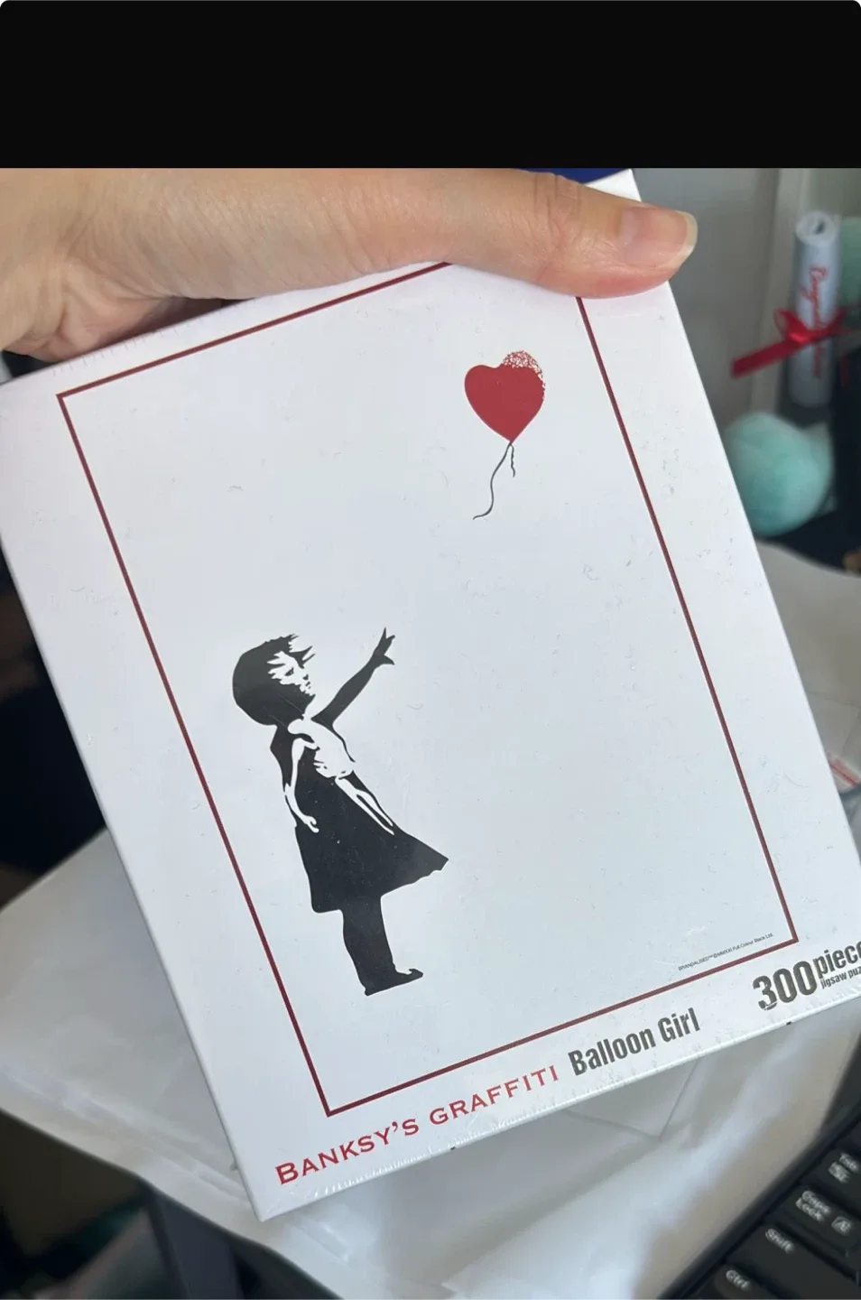 Banksy's Graffiti Balloon Girl 300 Piece Jigsaw Puzzle