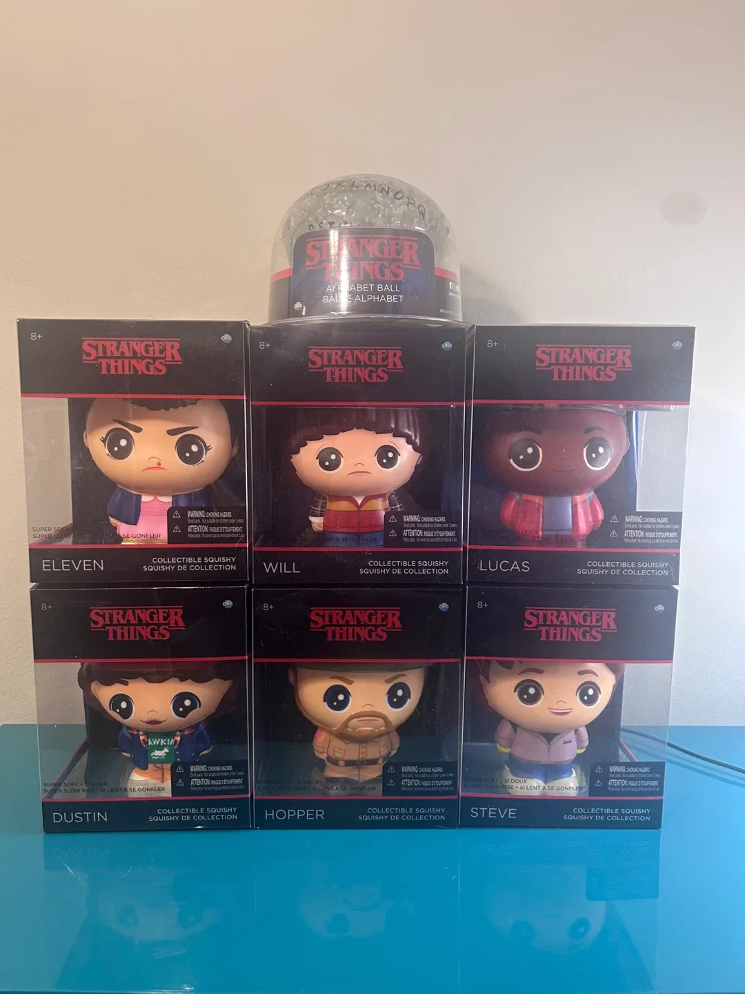 👾NEW Stranger Things Squishies + Alphabet Ball Bundle image indicator(4)