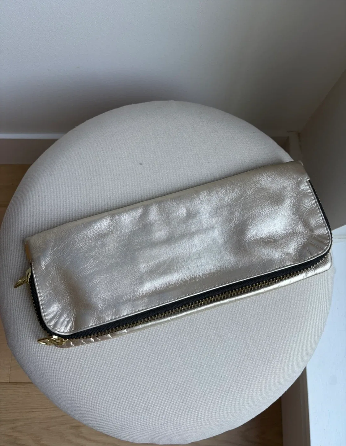 Silver, Gold & Bronze Wristlet, Fold Over & Clutch Bundle image indicator(4)