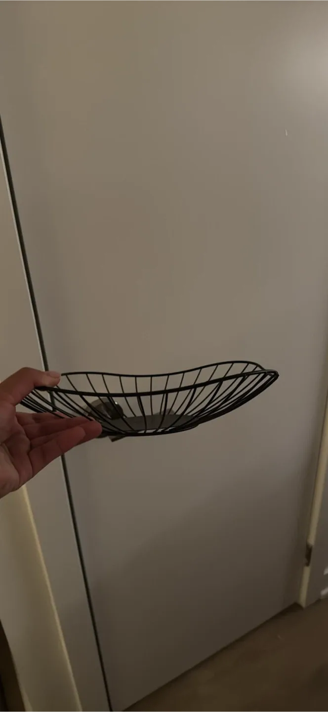 Black Wire Fruit Bowl