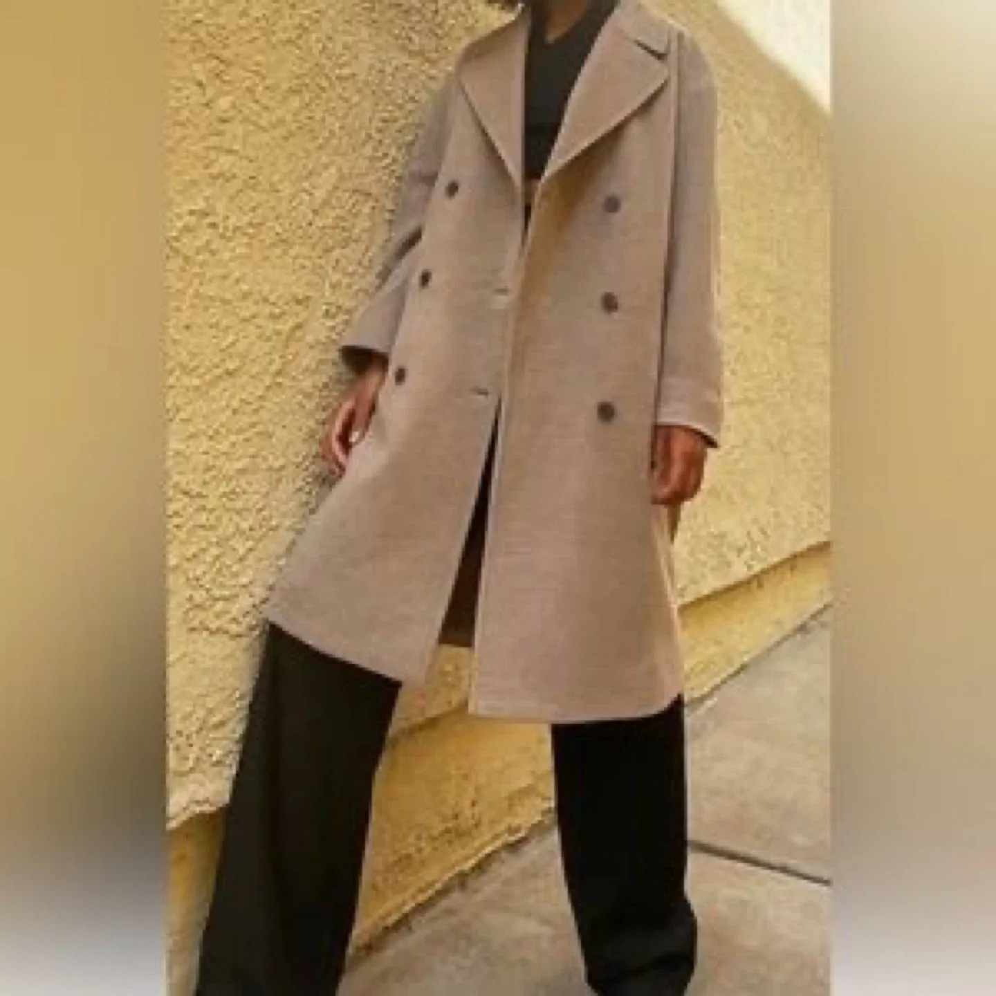 Sunday Best Wool Blend Coat - Size Small