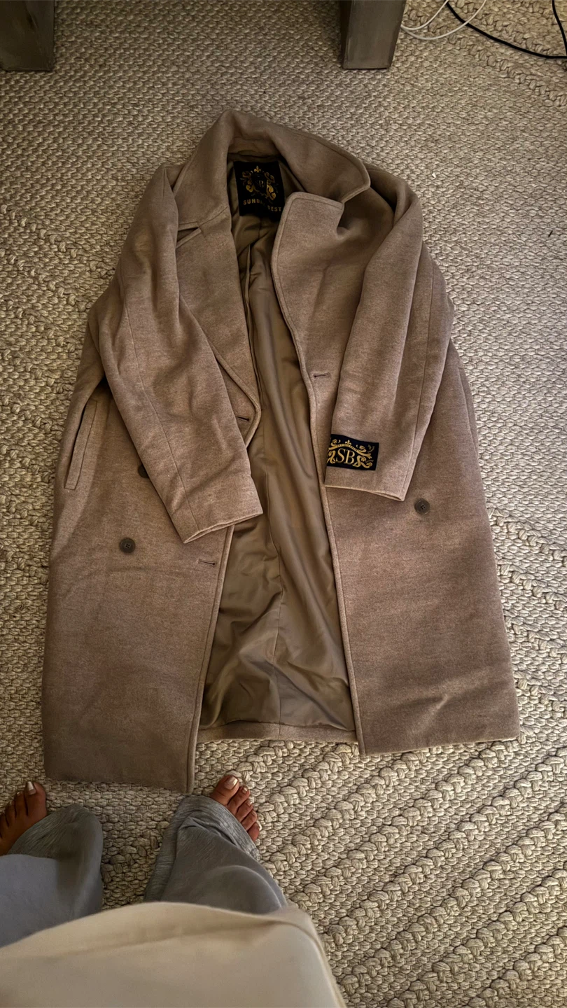 Sunday Best Wool Blend Coat - Size Small - photo 2