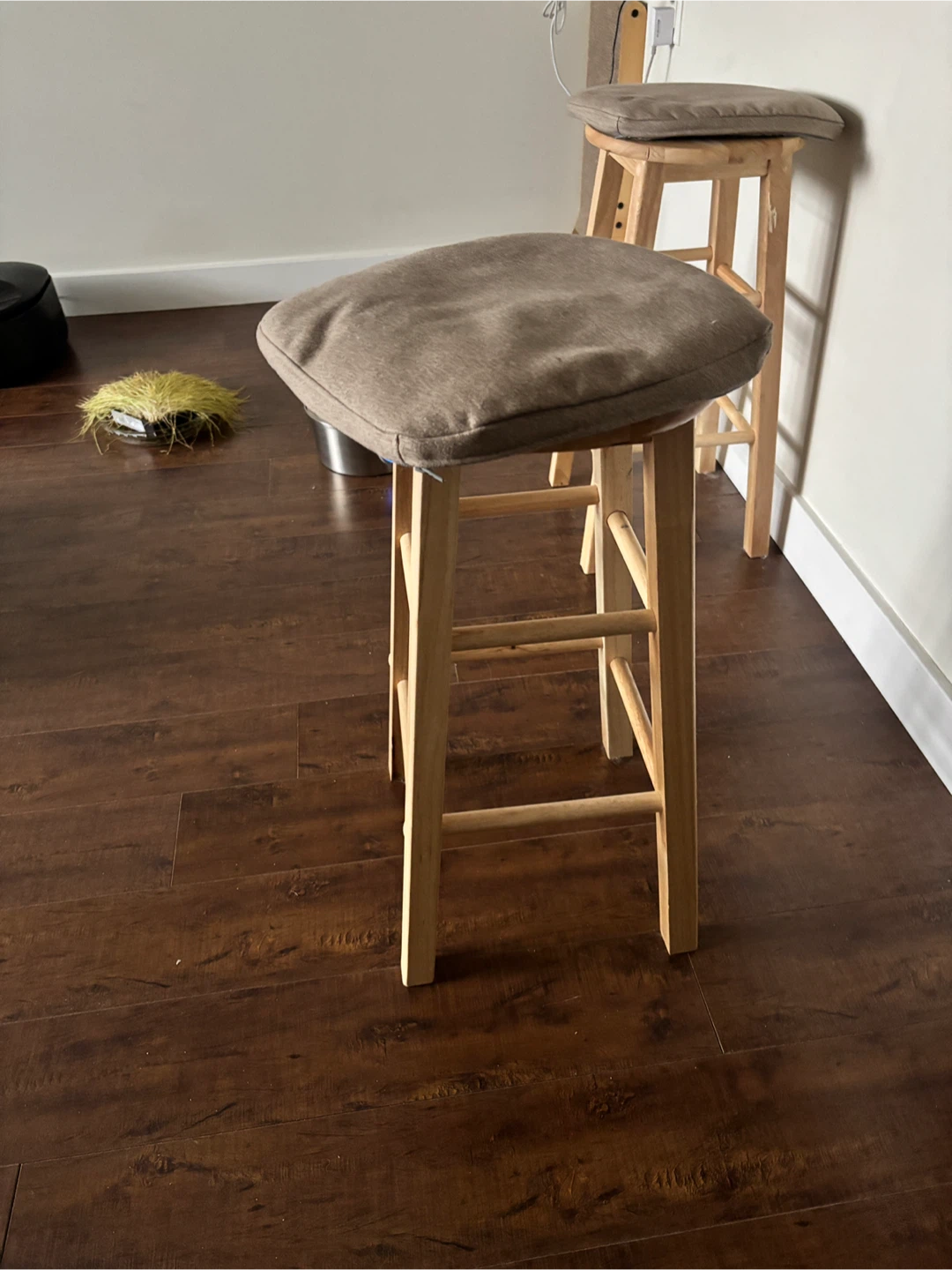Wooden Bar Stools - Set of 2 - photo 2