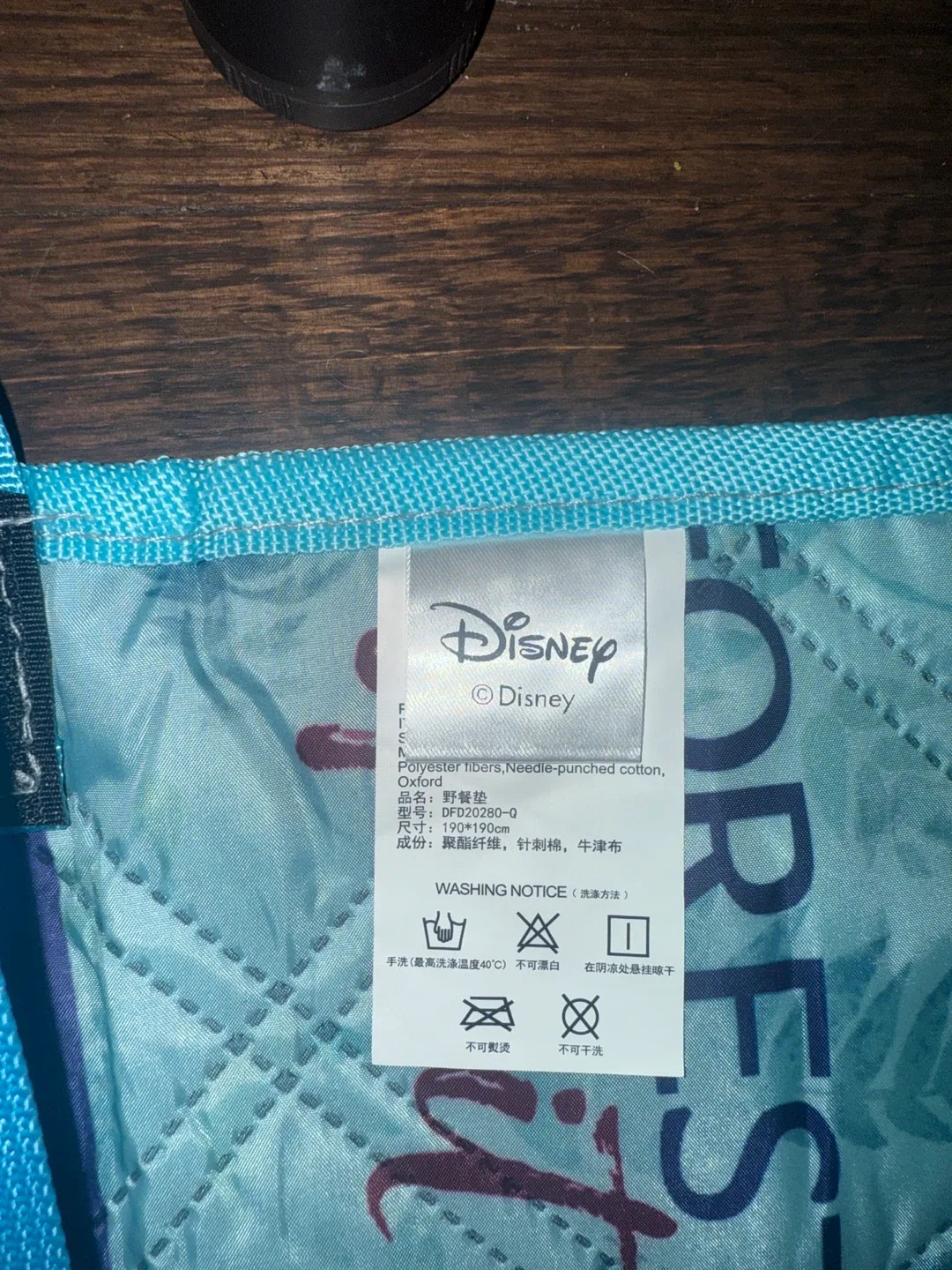 Disney Frozen Forest Spirit Picnic Blanket - 190x190cm image indicator(2)