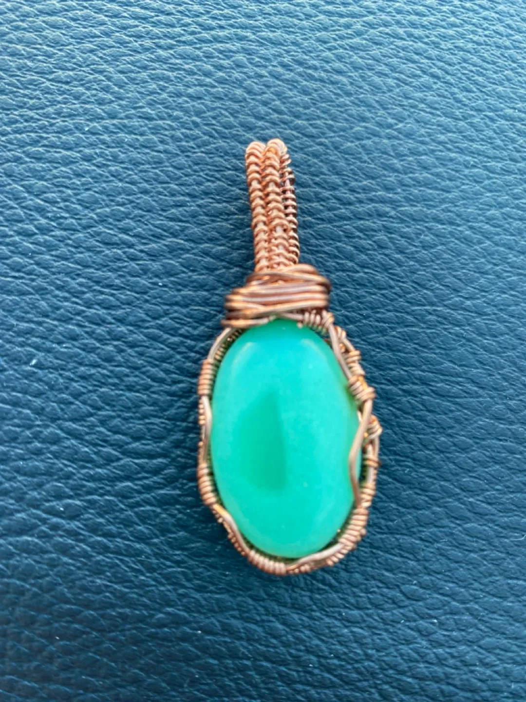 Handmade Green Stone Pendant