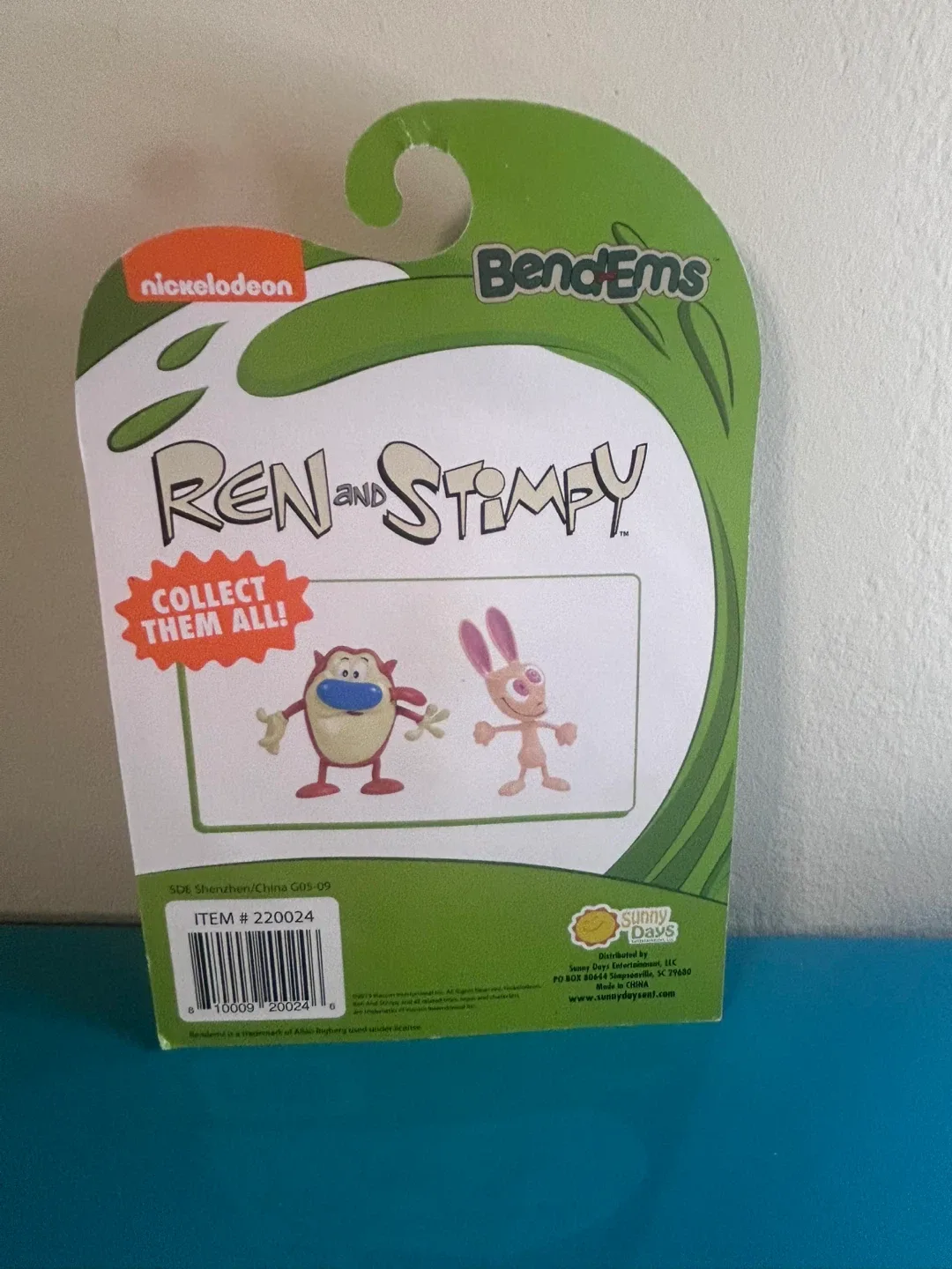 NEW Ren & Stimpy Stimpy BendEms Figure image indicator(2)