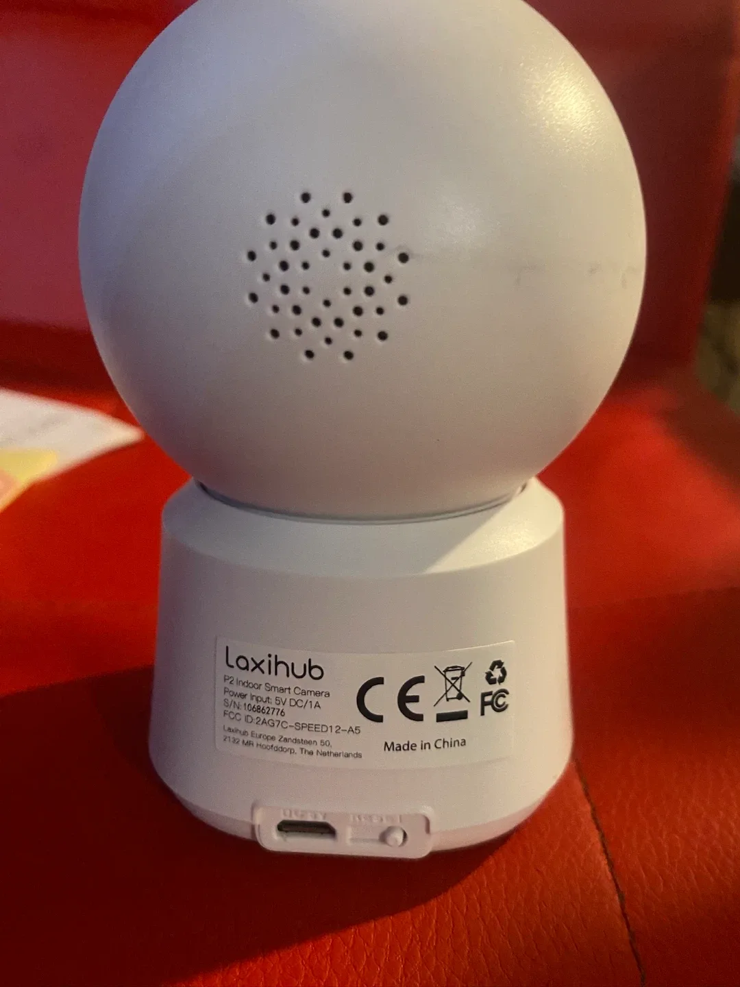 Laxihub P2 Indoor Wi-Fi Pan Tilt Smart Camera image indicator(4)