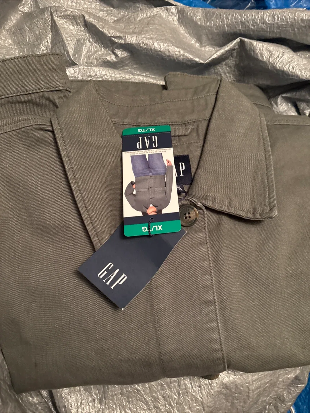 Ladies GAP XL/TG Olive Green Jacket - New with Tags