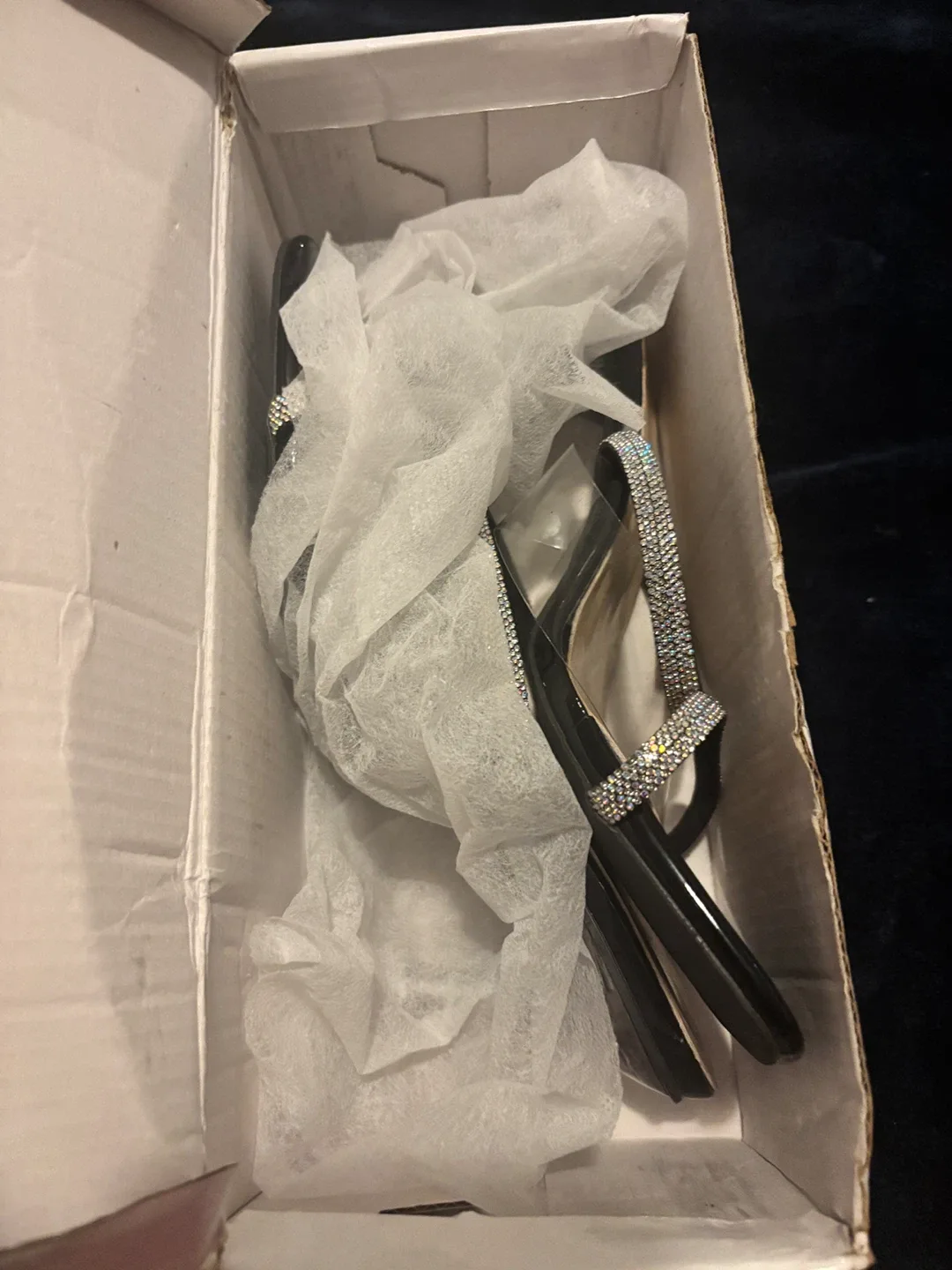 Fashionny Shoes Rhinestone Heels - Size 39