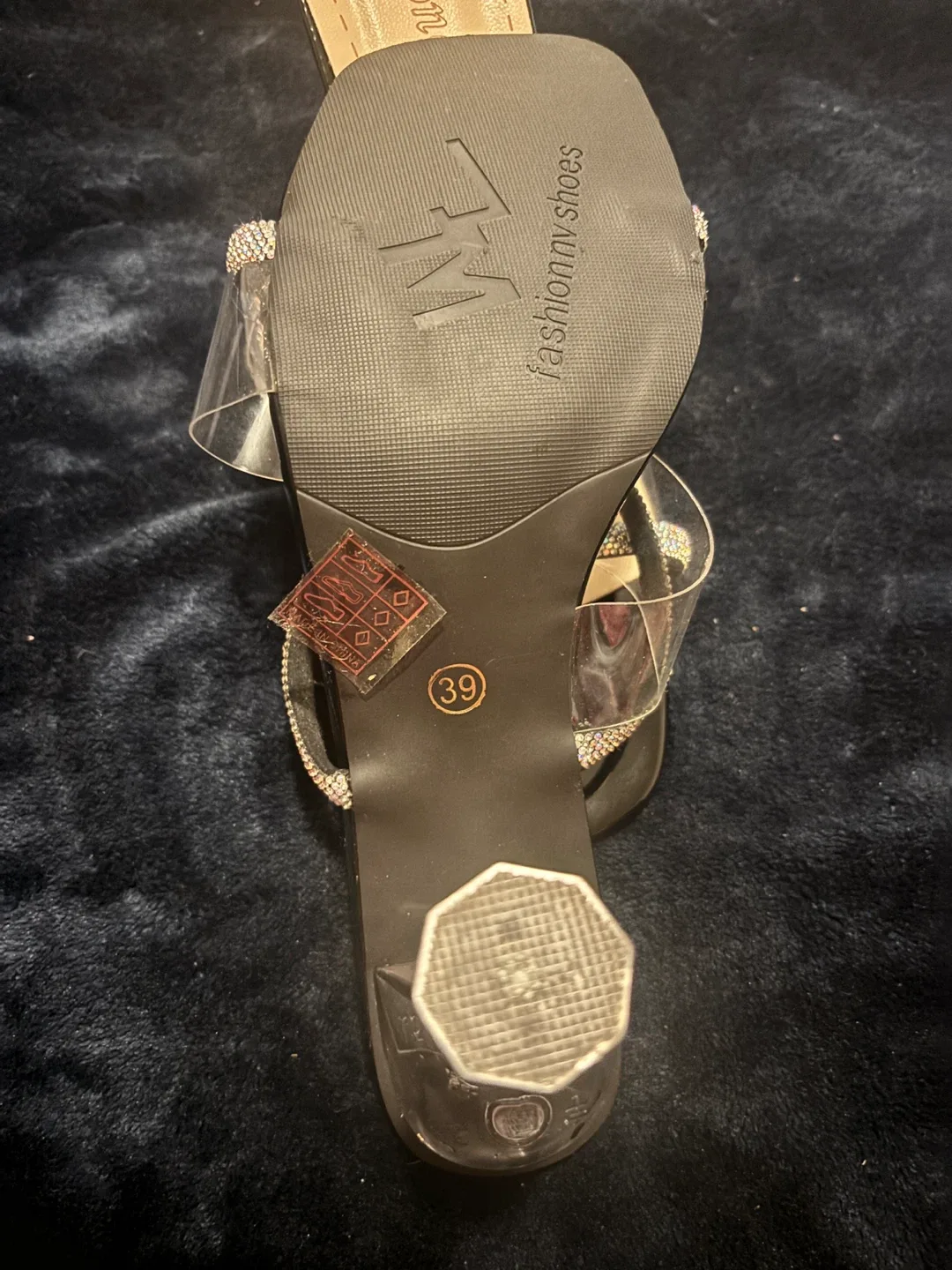 Fashionny Shoes Rhinestone Heels - Size 39 image indicator(2)