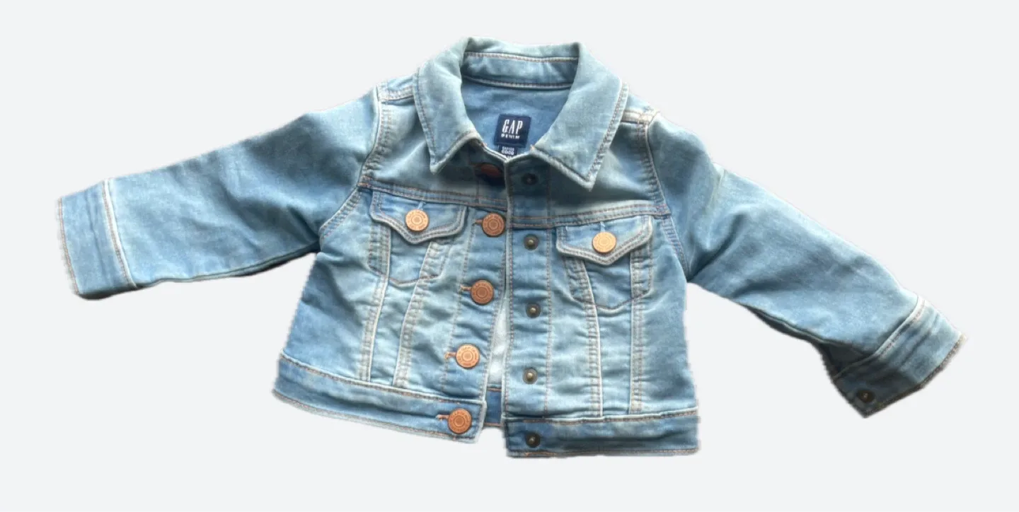 GAP Kids Denim Jacket Jean 12-18m Baby Toddler