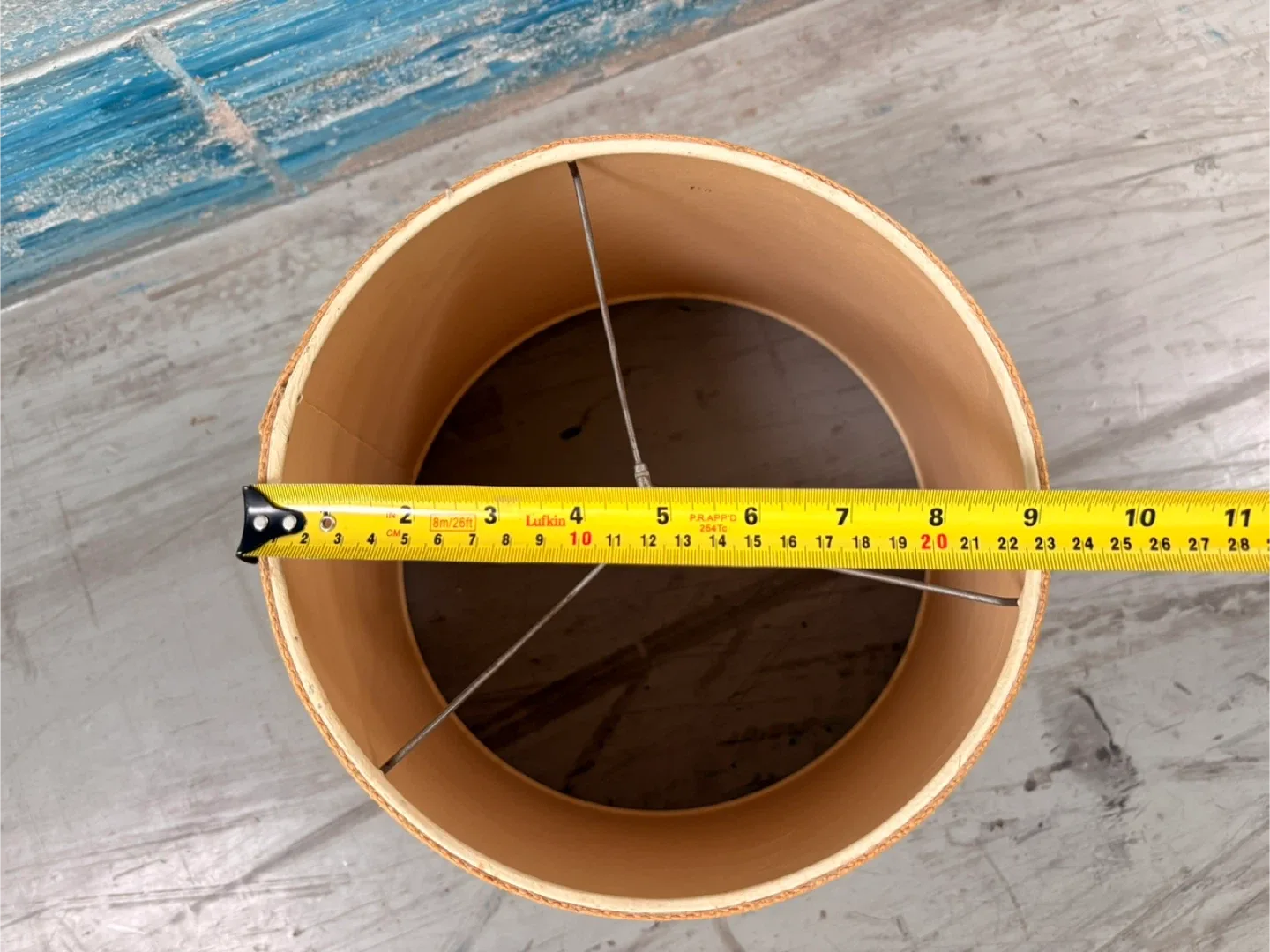 Tan Lampshade - 10 inch diameter image indicator(5)