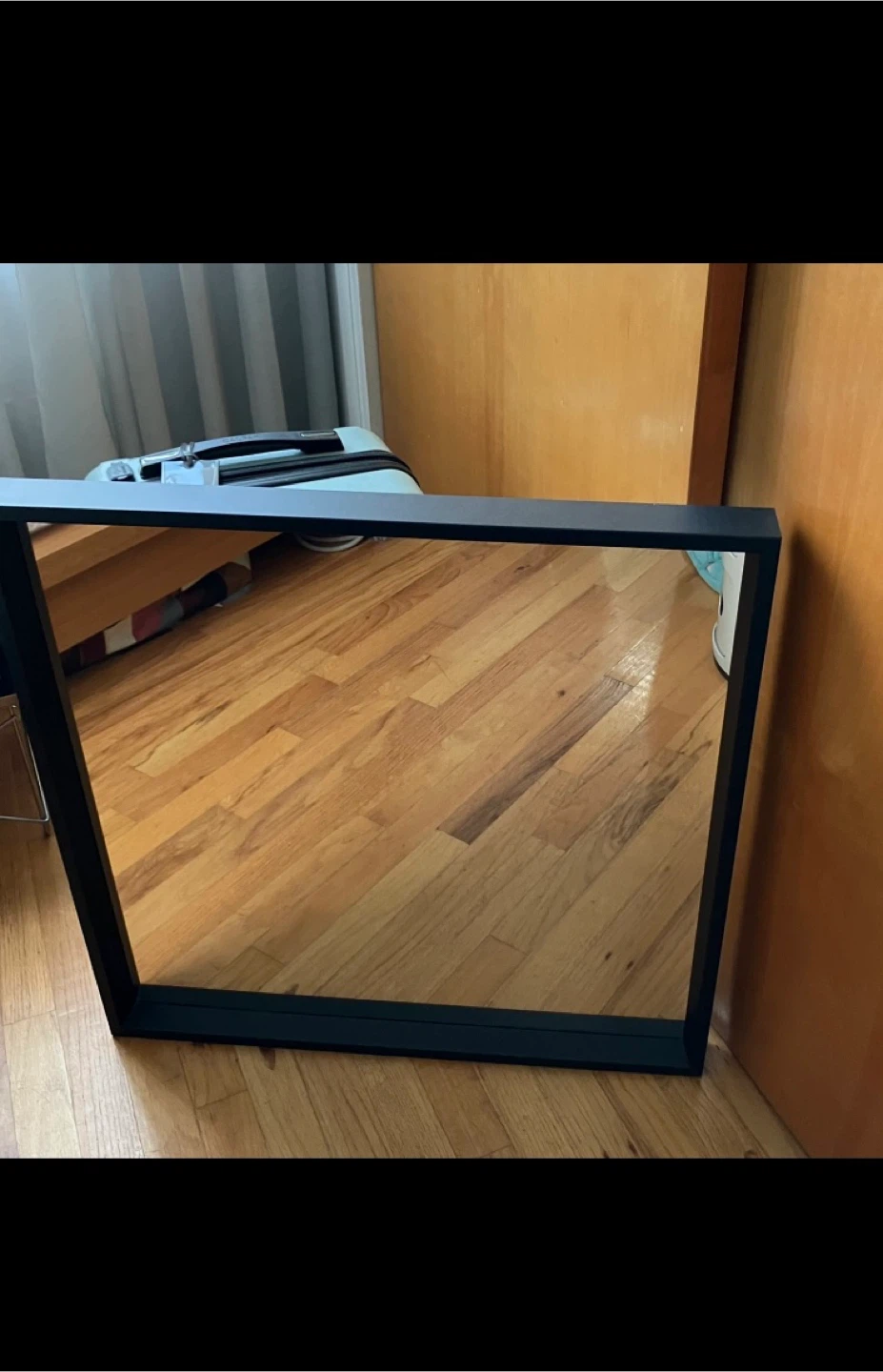 IKEA Nissedal Black Frame Mirror