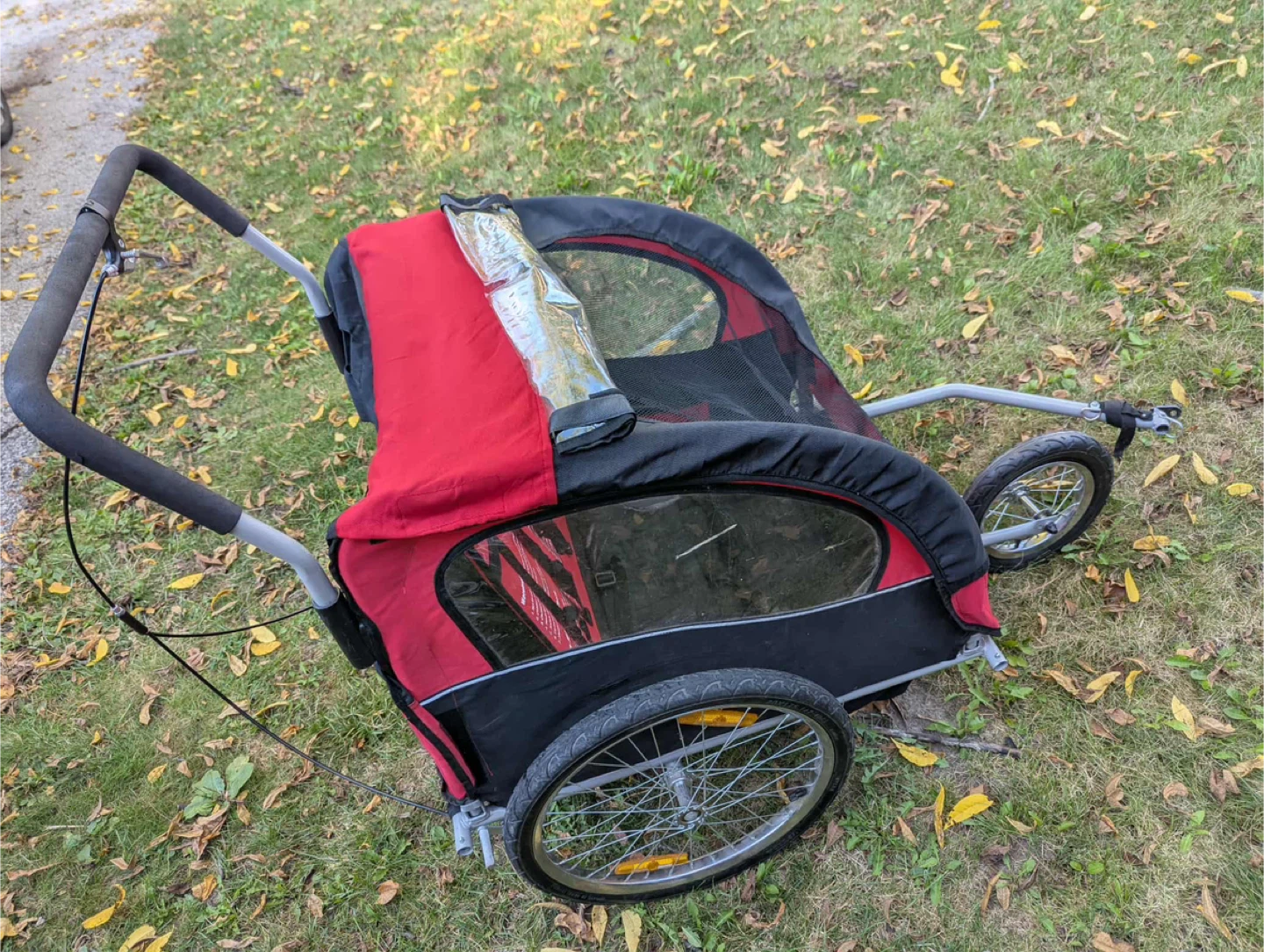 Red & Black Child Bike Trailer - photo 4