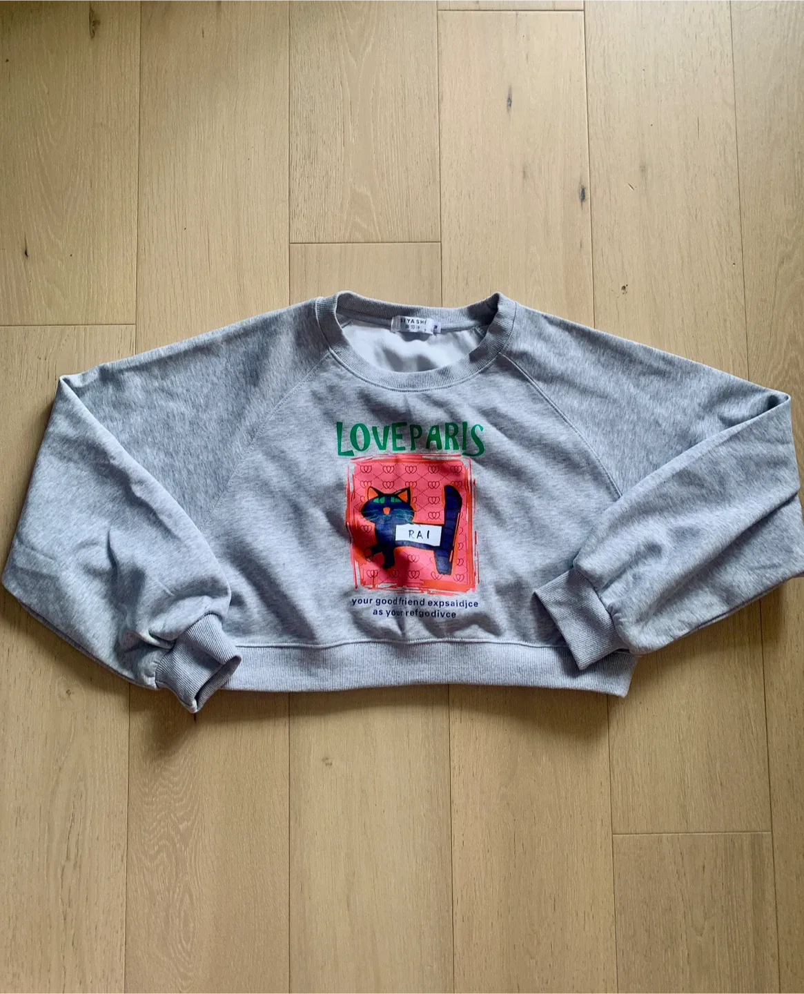 Women’s cropped sweatshirt image indicator(2)