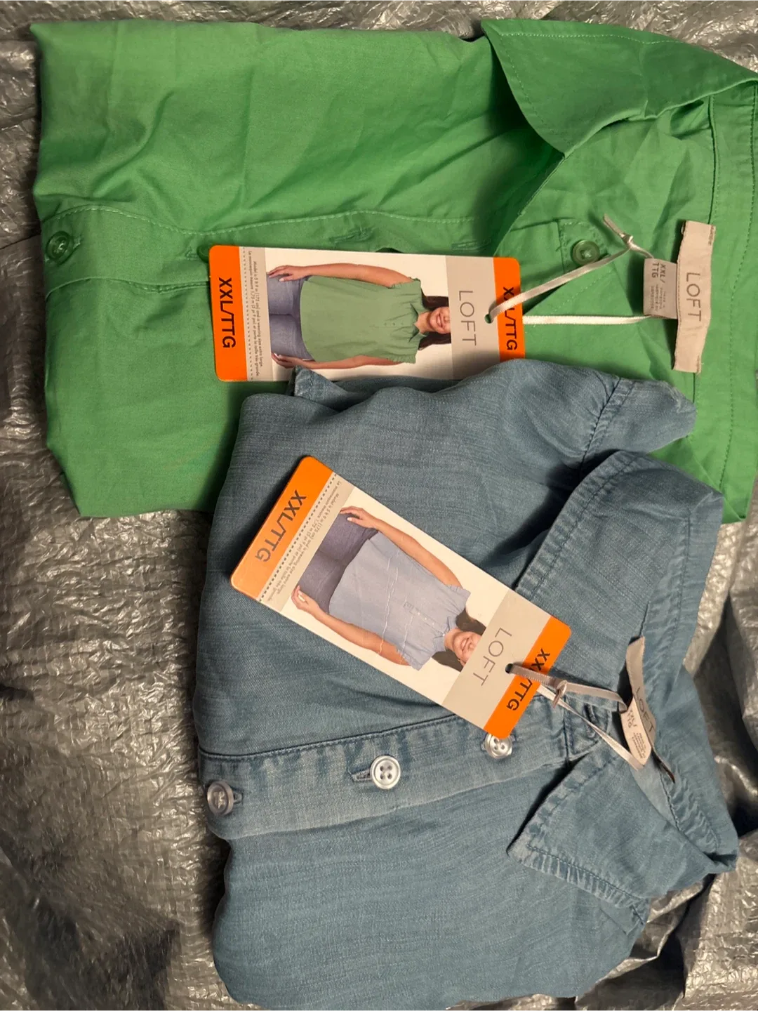 2pc ladies LOFT Blouse - Size XXL