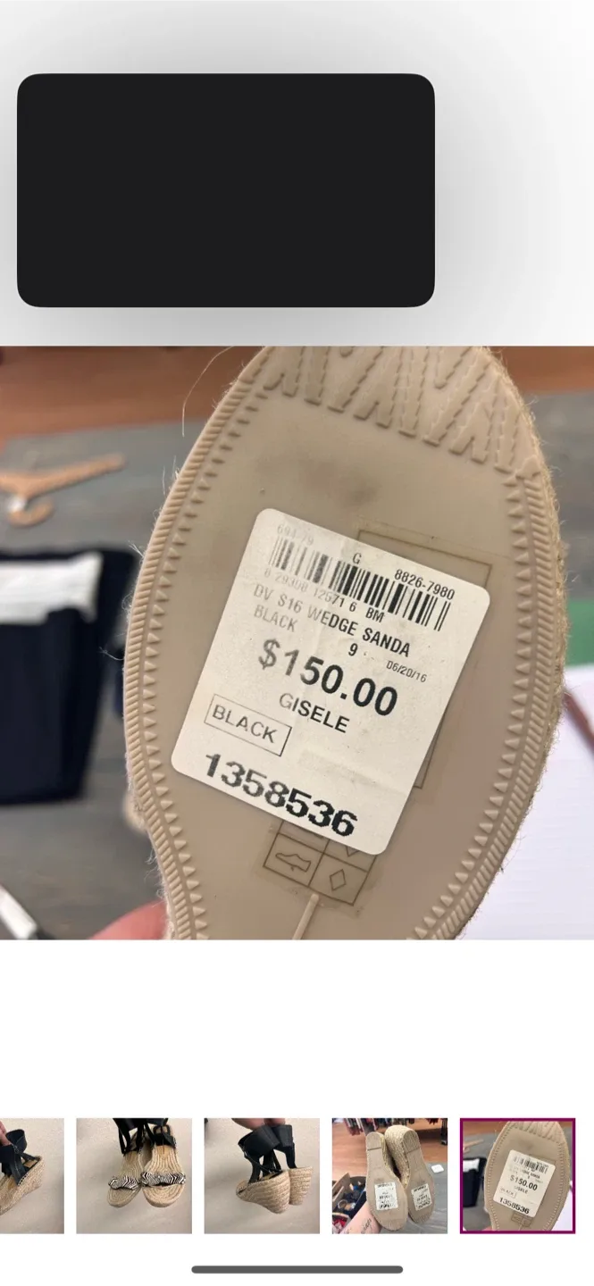 Dolce Vita Gisele Wedge Sandals - Size 9 image indicator(5)