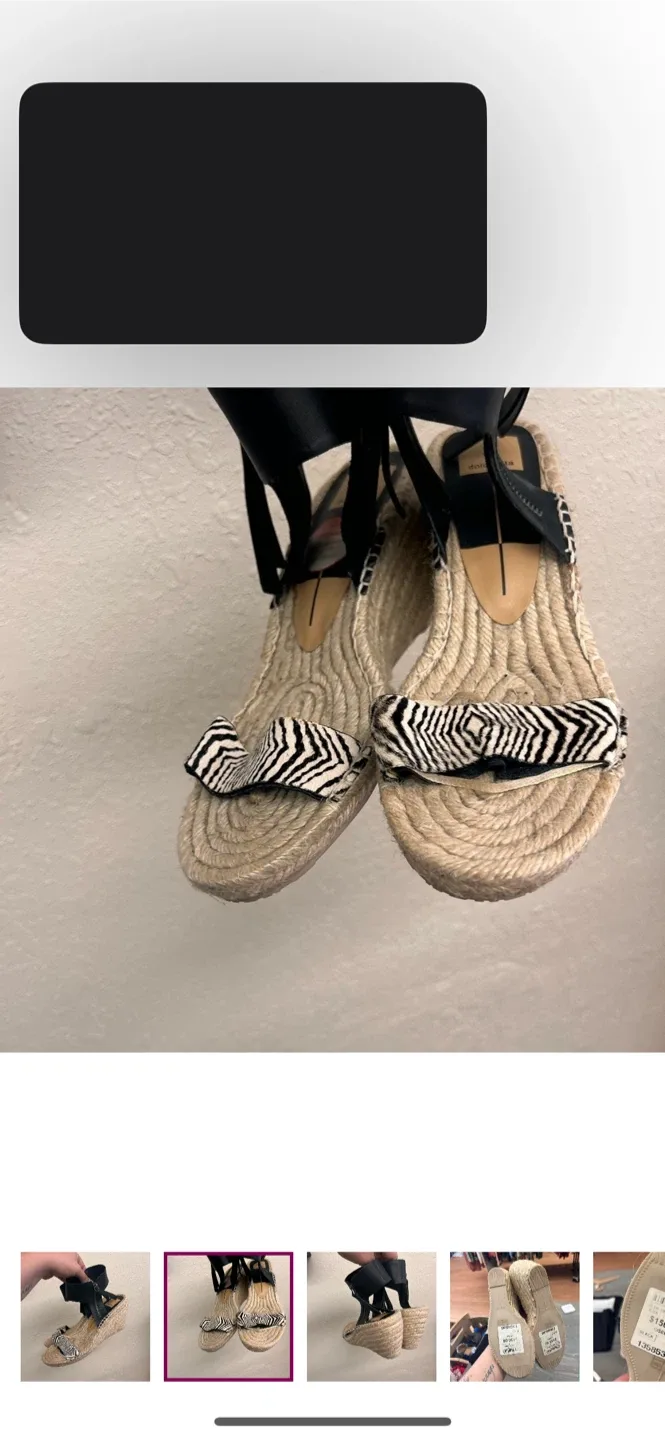 Dolce Vita Gisele Wedge Sandals - Size 9 image indicator(2)