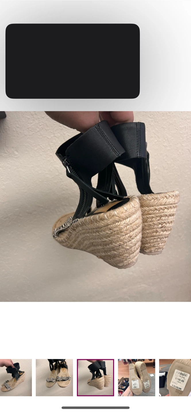 Dolce Vita Gisele Wedge Sandals - Size 9 - photo 3