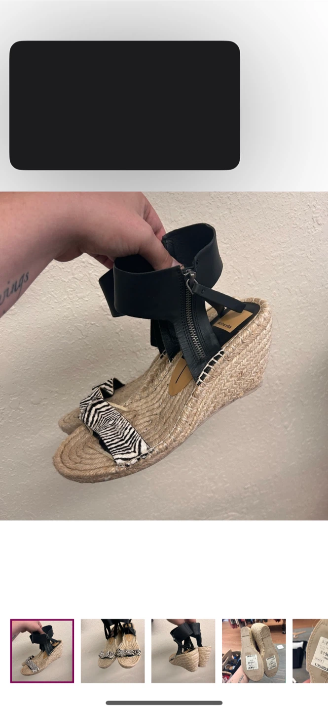 Dolce Vita Gisele Wedge Sandals - Size 9