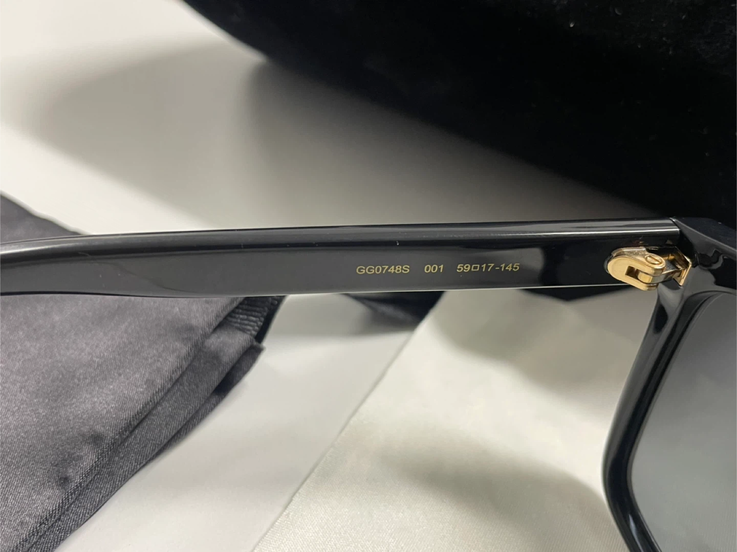 Gucci GG0748S Men's Black Sunglasses - photo 4