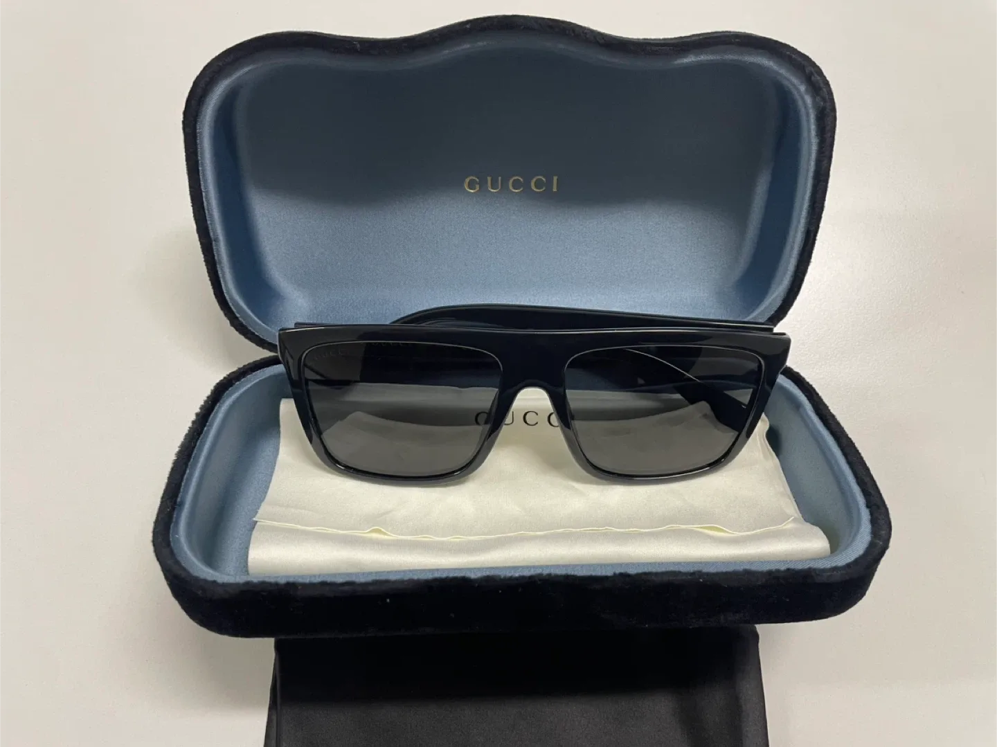 Gucci GG0748S Men's Black Sunglasses image indicator(7)