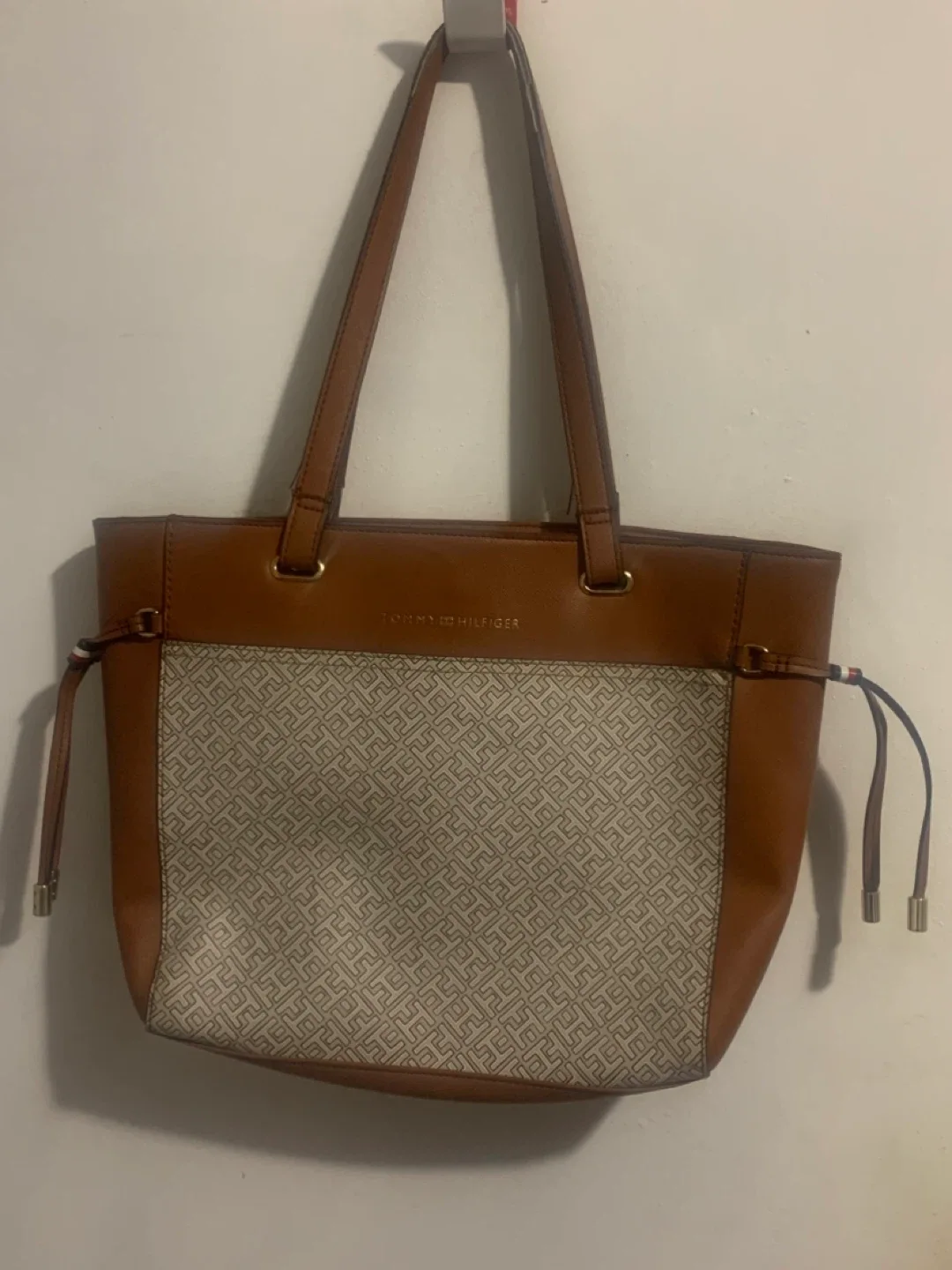 Tommy Hilfiger Tote Bag - Brown & Patterned