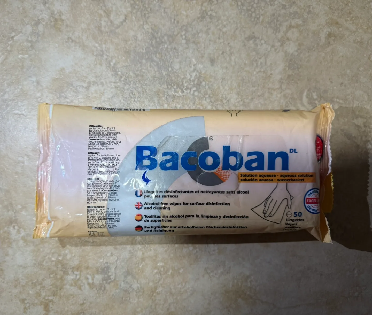 Bacoban Surface Disinfectant Wipes