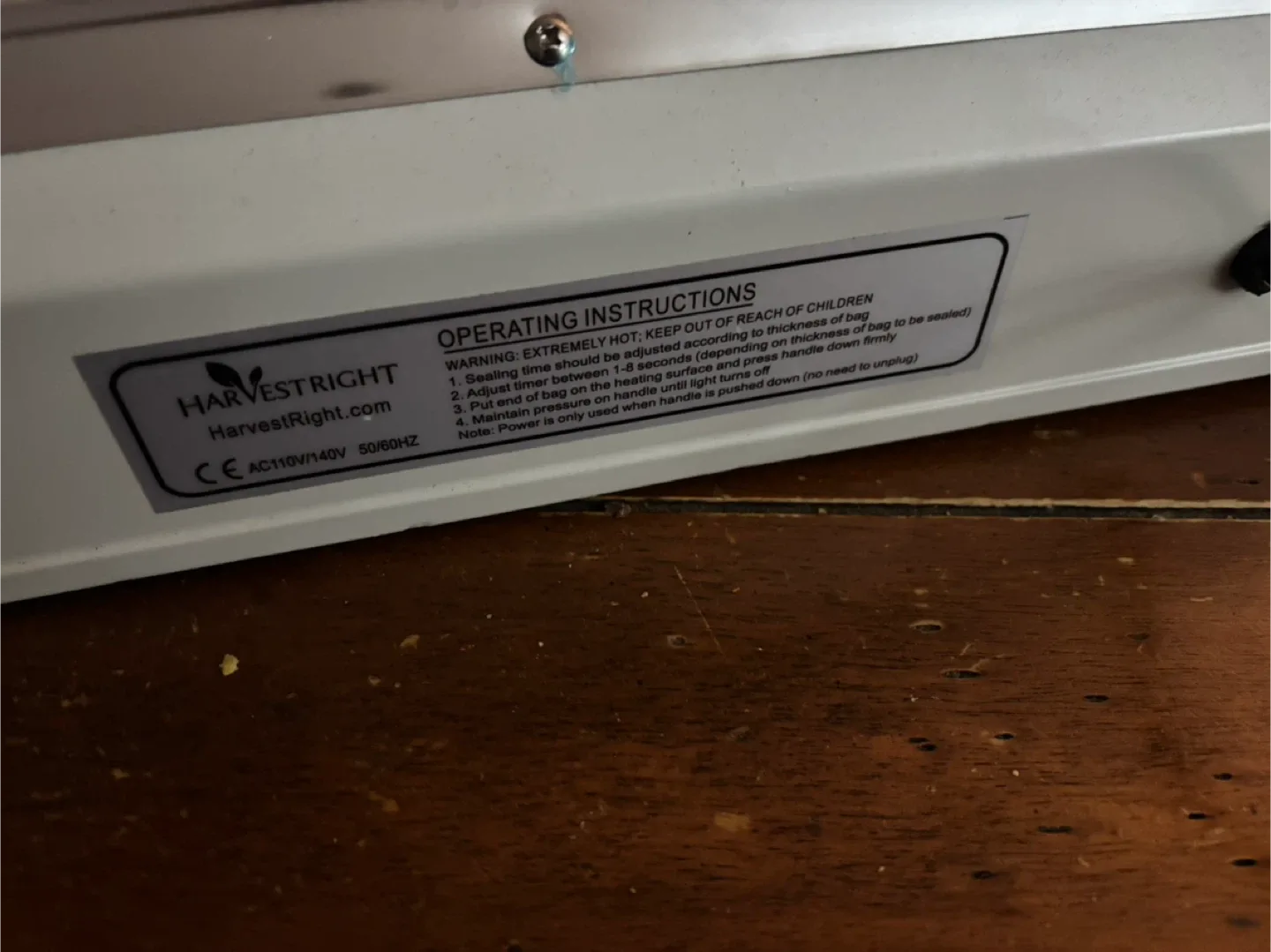 Harvest Right Vacuum Sealer 17 inch image indicator(9)