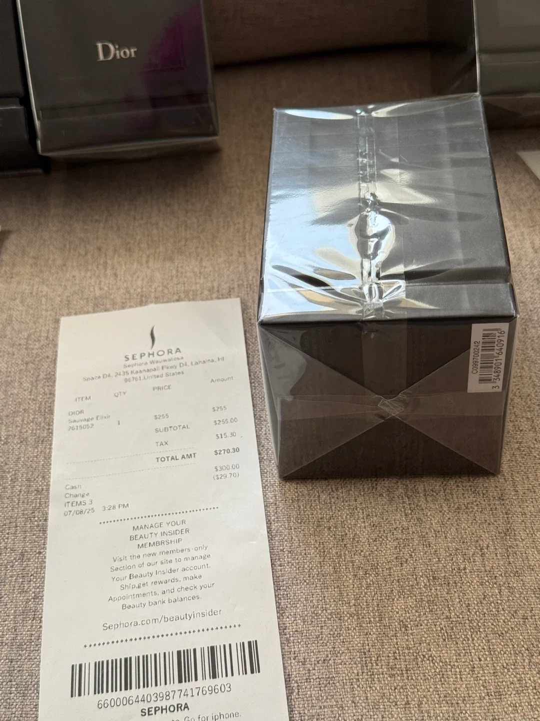 Dior Sauvage Elixir 3.4 oz (100 ml) - Brand New & Sealed image indicator(3)