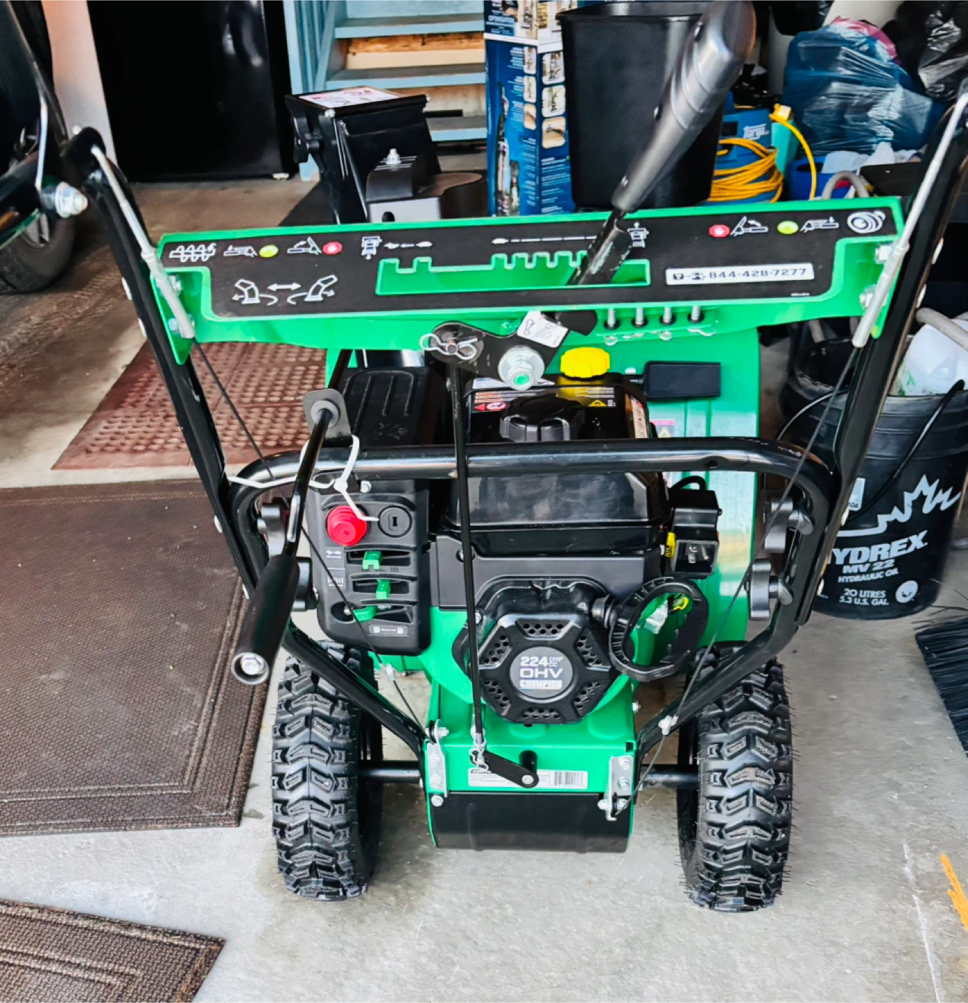 Certified 24-in. 224cc Snow Blower - Green/Black - photo 2