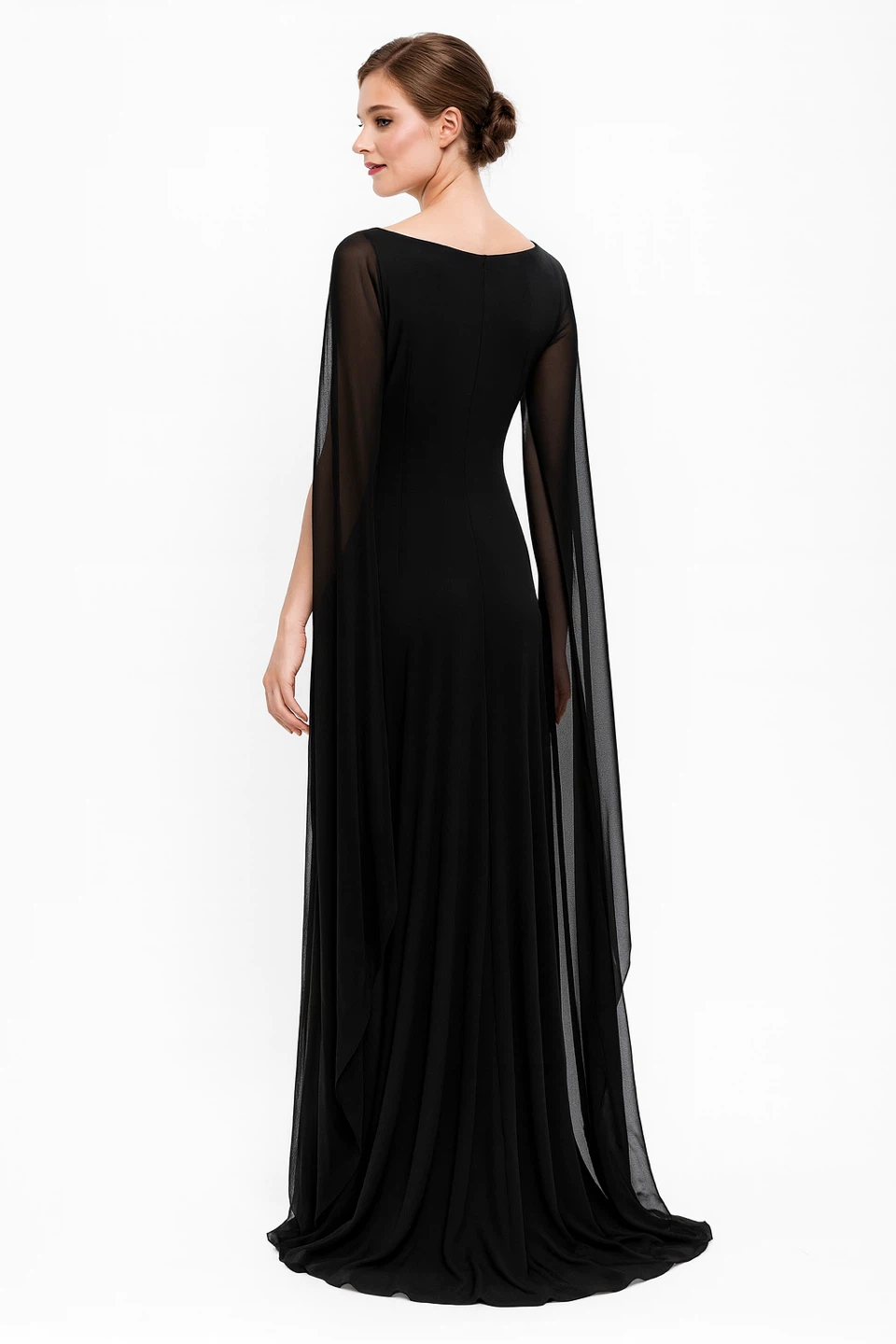 Adrianna Papell Black Evening Gown Size 14 – Like New - photo 4