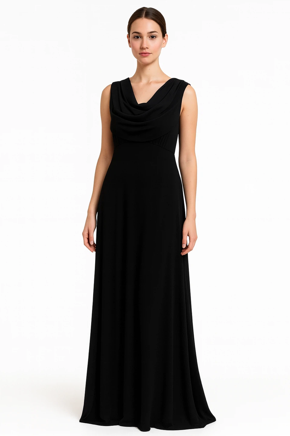 Adrianna Papell Black Evening Gown Size 14 – Like New