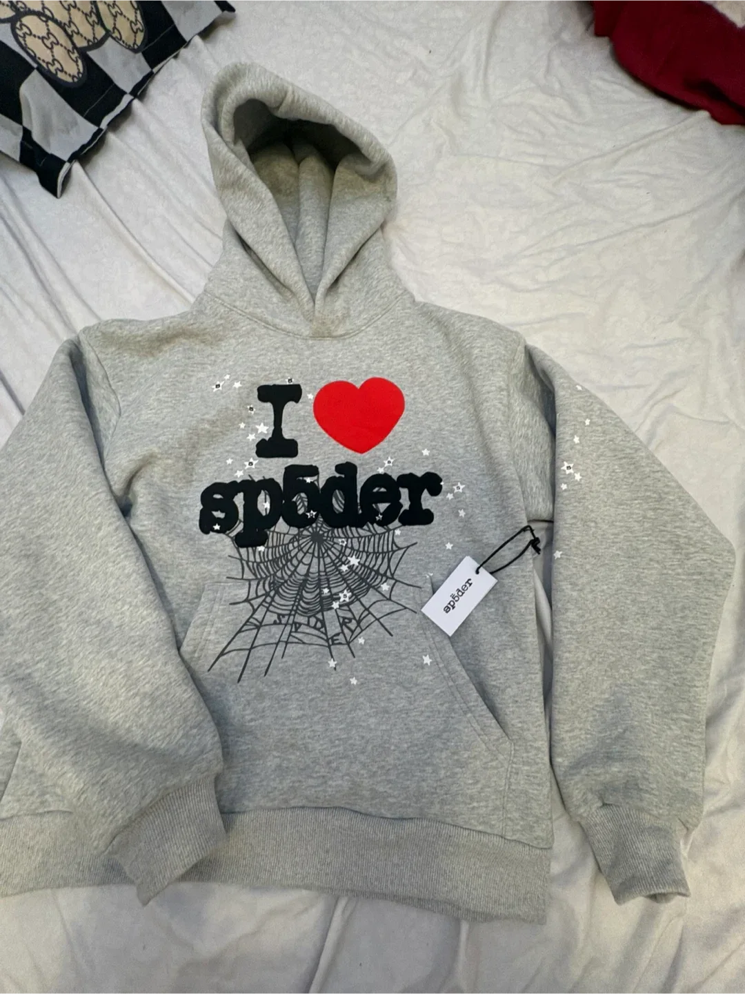 Spider Grey Hoodie