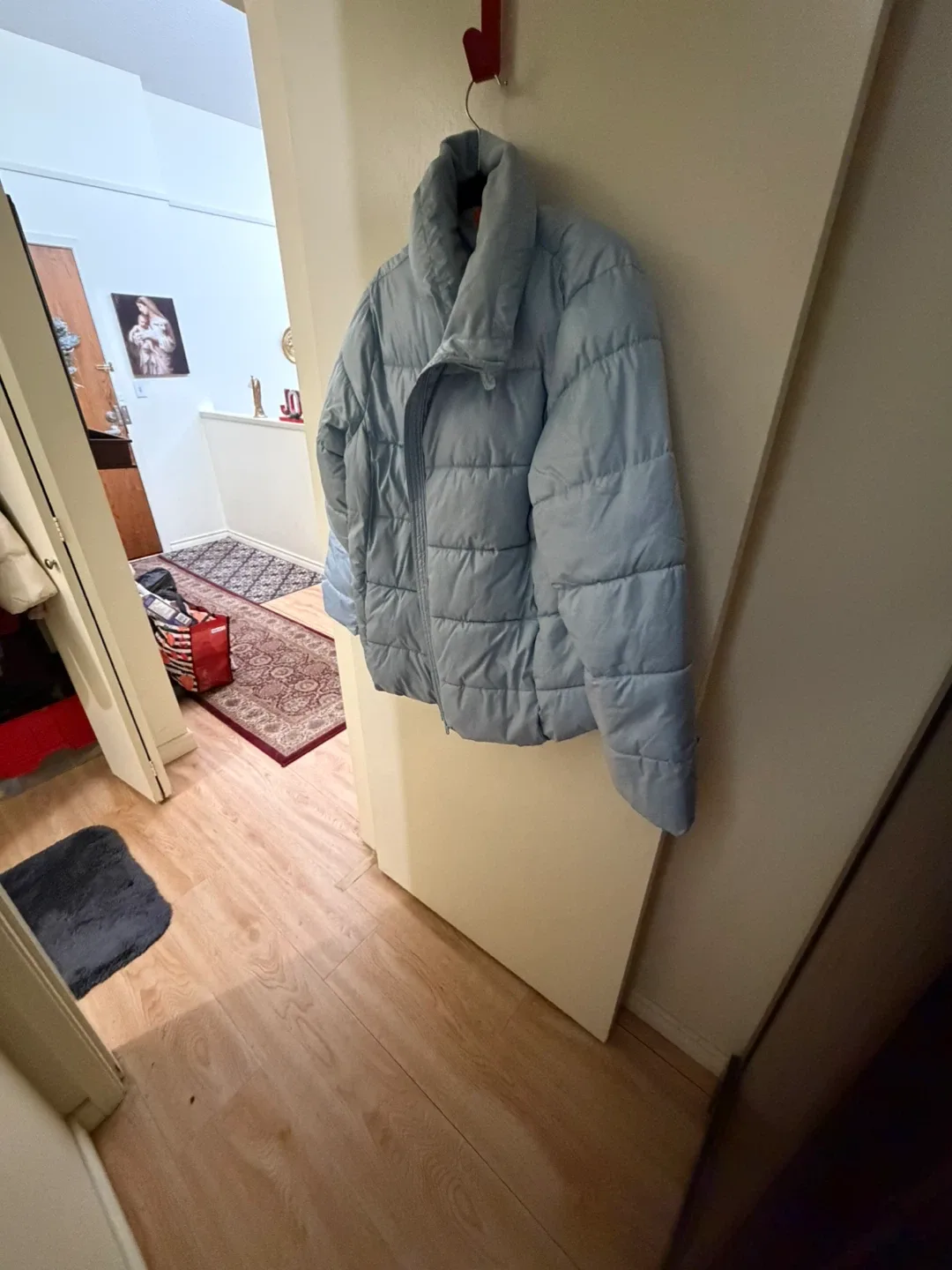 Light Blue Puffer Jacket