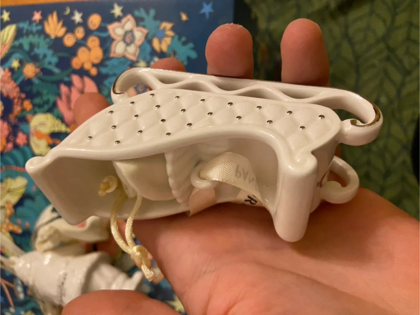 Pandora  2014 Christmas Ornament Porcelain Sled and Santa 2013 image indicator(6)