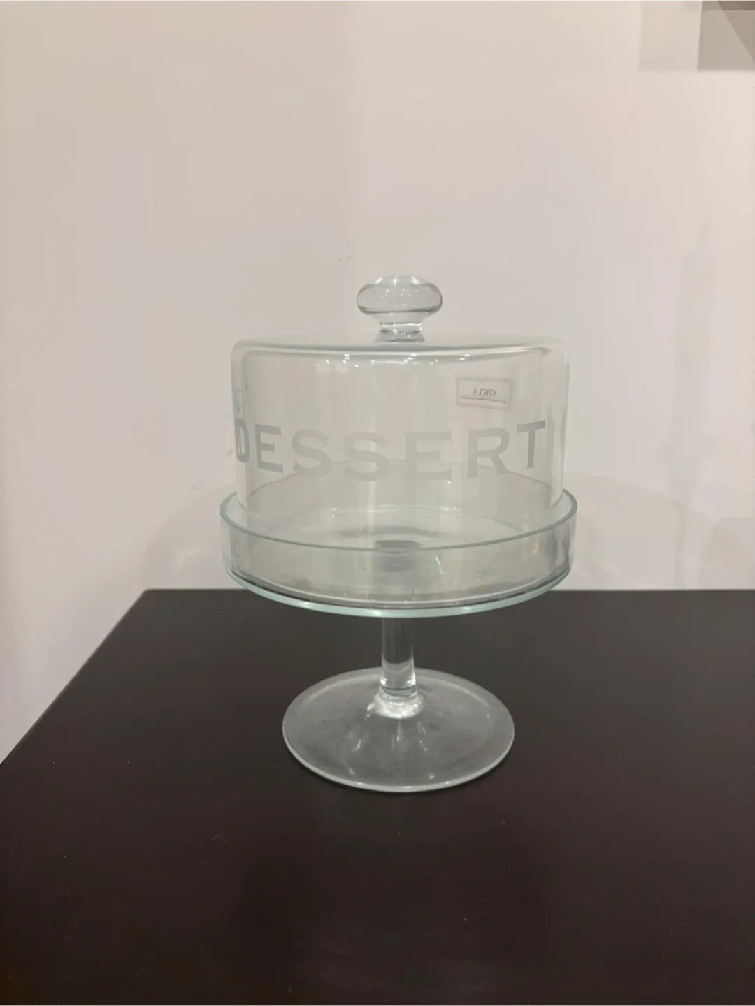 Sticla Dessert Pedestal Stand with Dome image indicator(3)