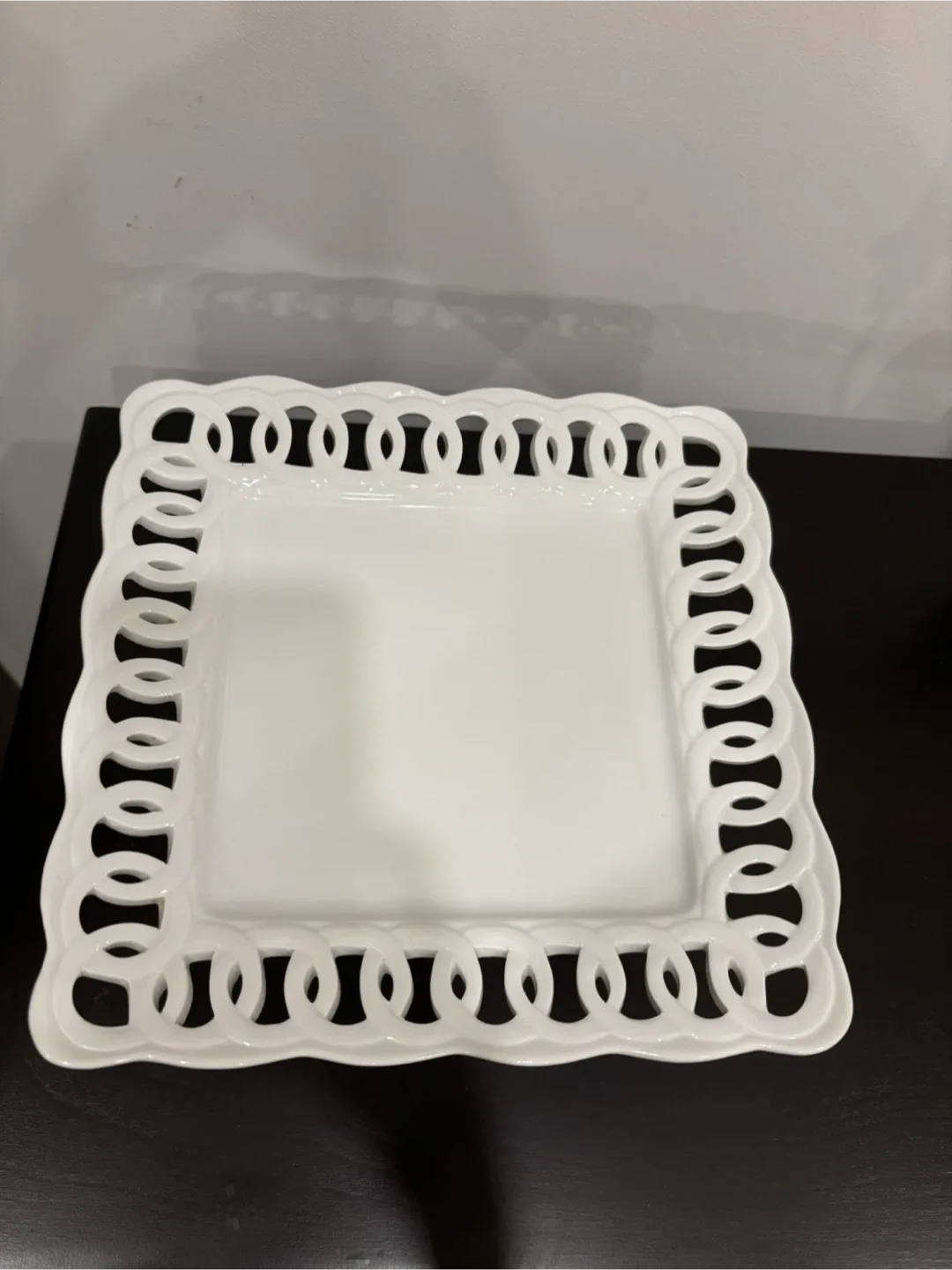 White Ceramic Cake Stand